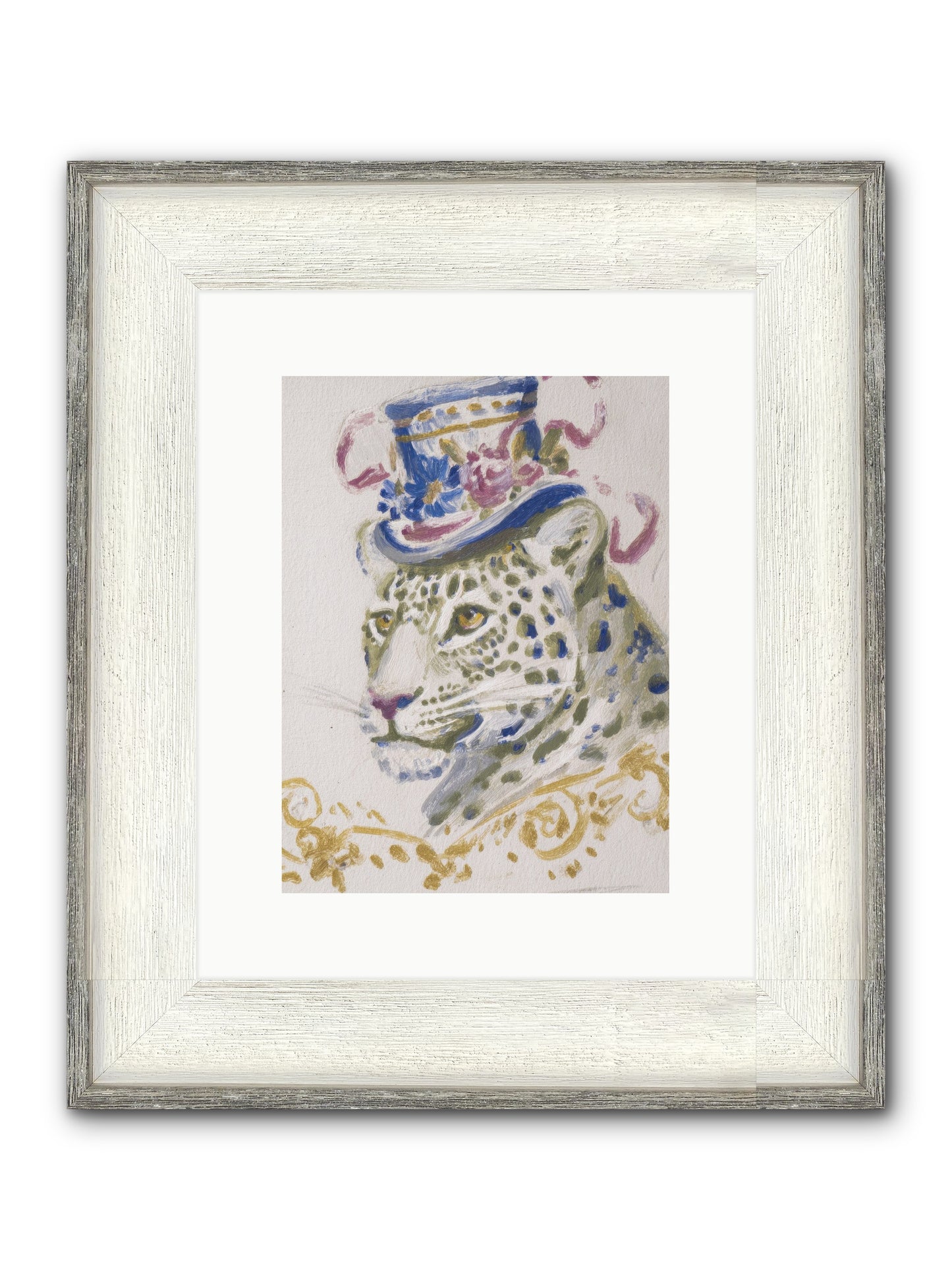 Cocktails At Velvet Oaks Framed Print - Driftwood White 9x12