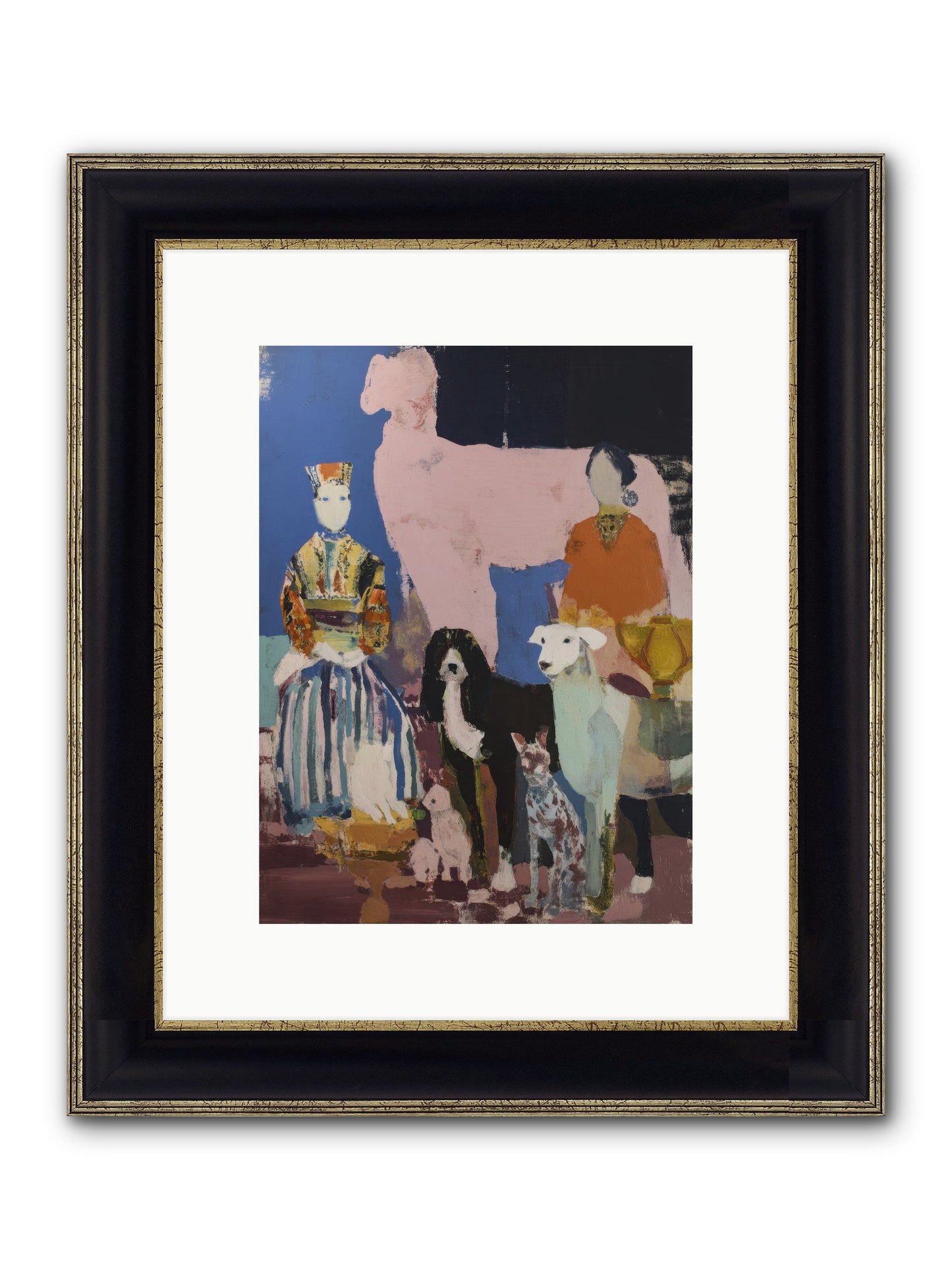 Collected Framed Print - Black & Gold 9x12