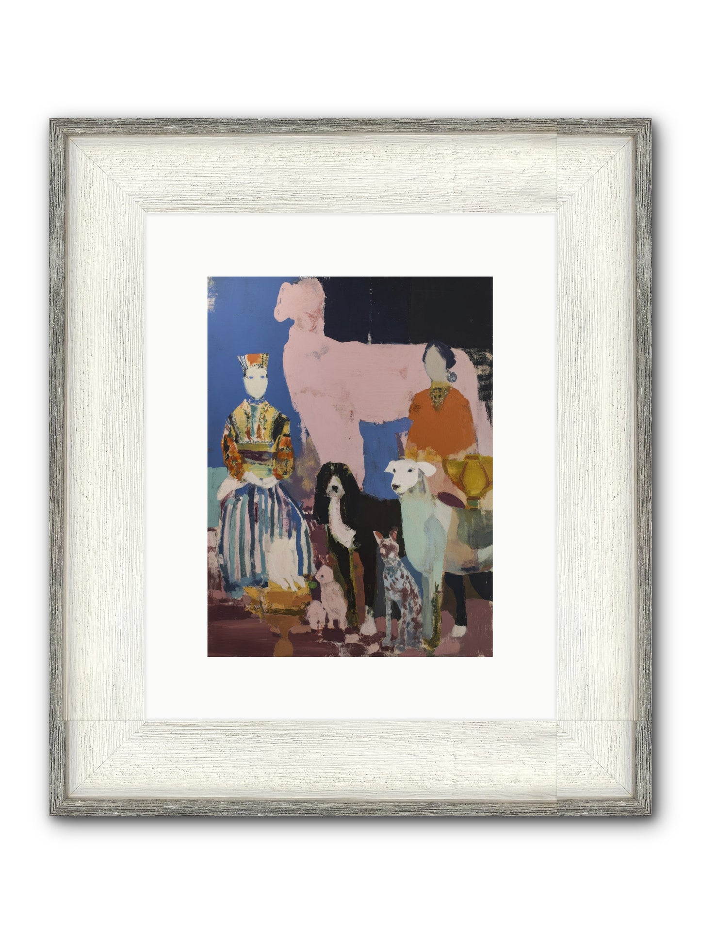 Collected Framed Print - Driftwood White 9x12