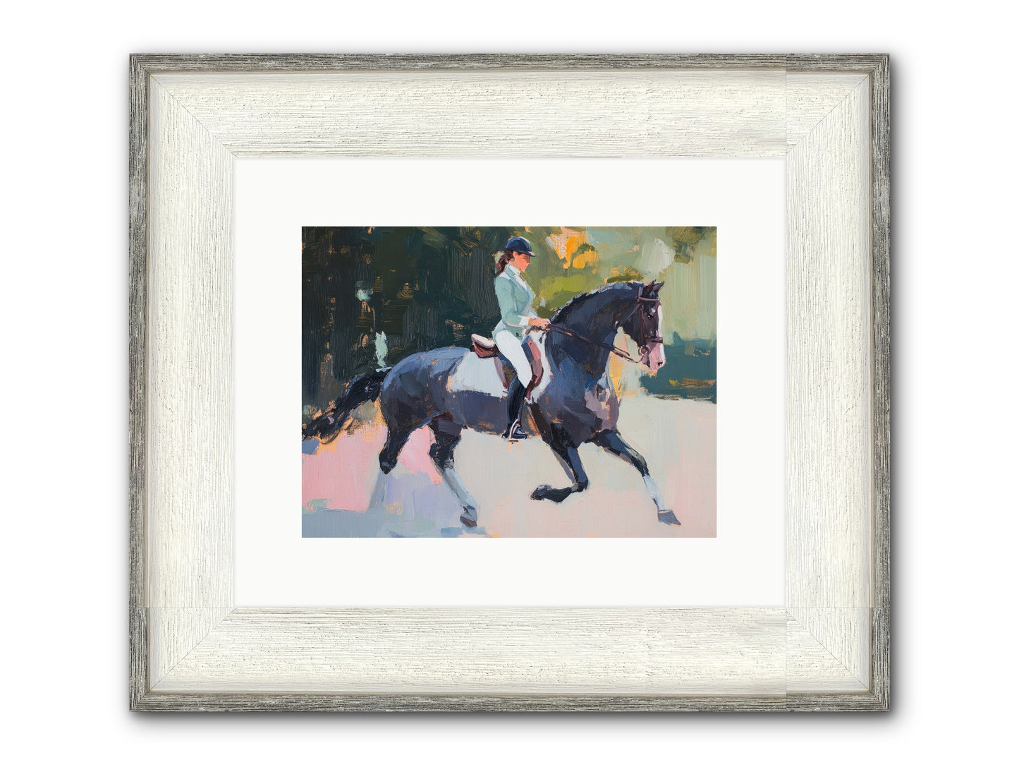 Collected Elegance Framed Print - Driftwood White 12x9