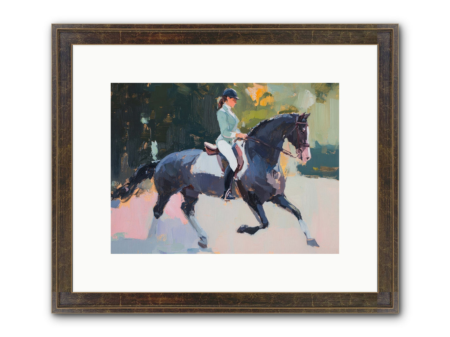 Collected Elegance Framed Print - Slimwoods Black/Gold 12x9