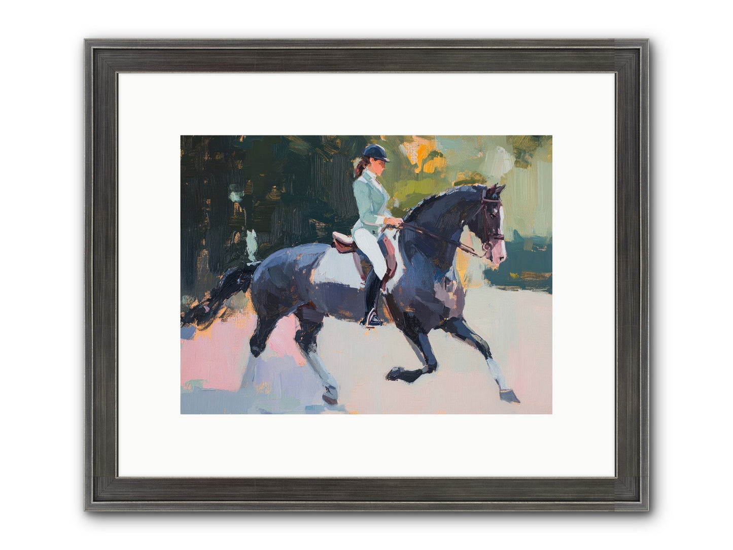 Collected Elegance Framed Print - Slimwoods Black/Silver 12x9