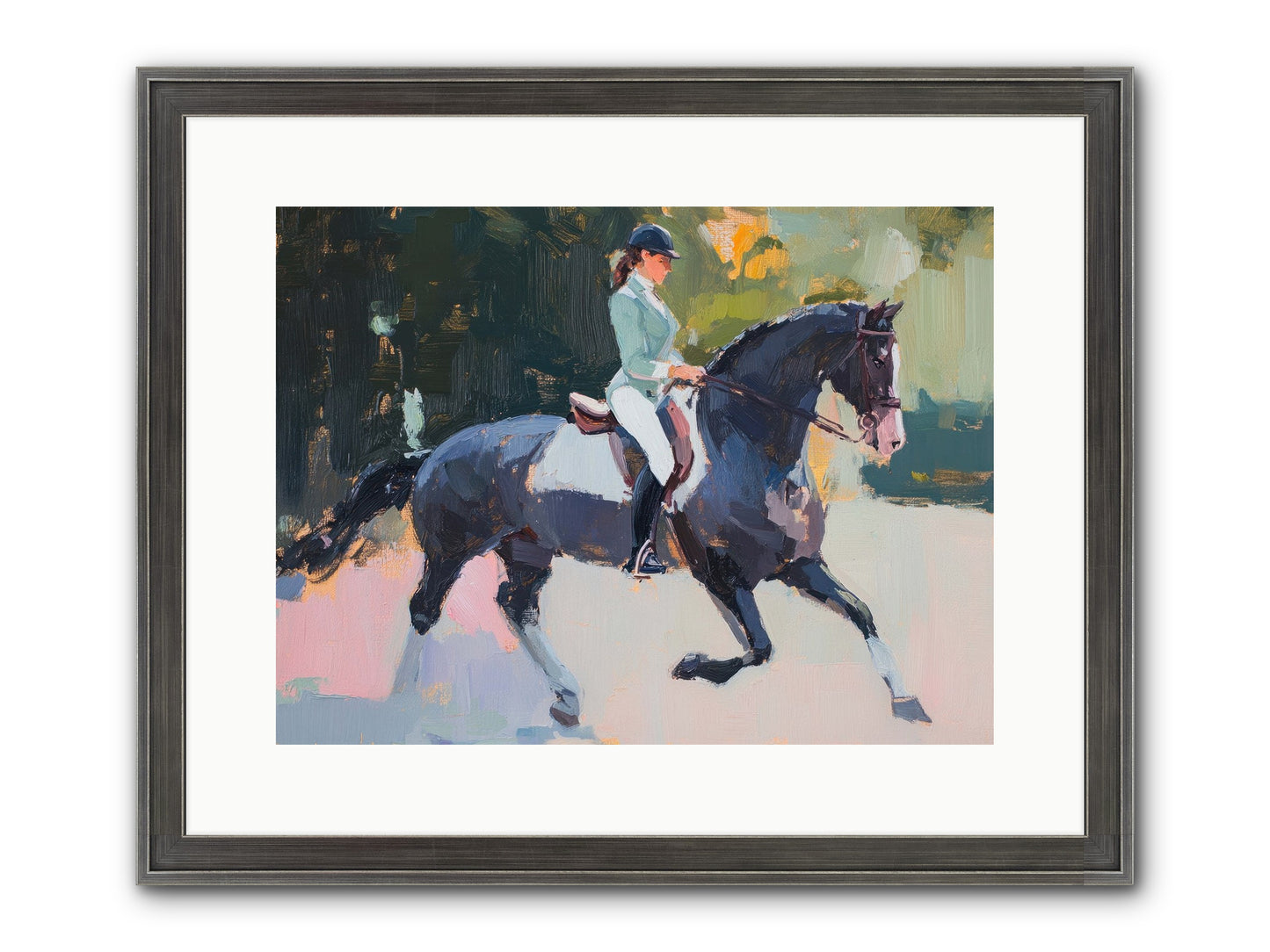 Collected Elegance Framed Print - Slimwoods Black/Silver 16x12