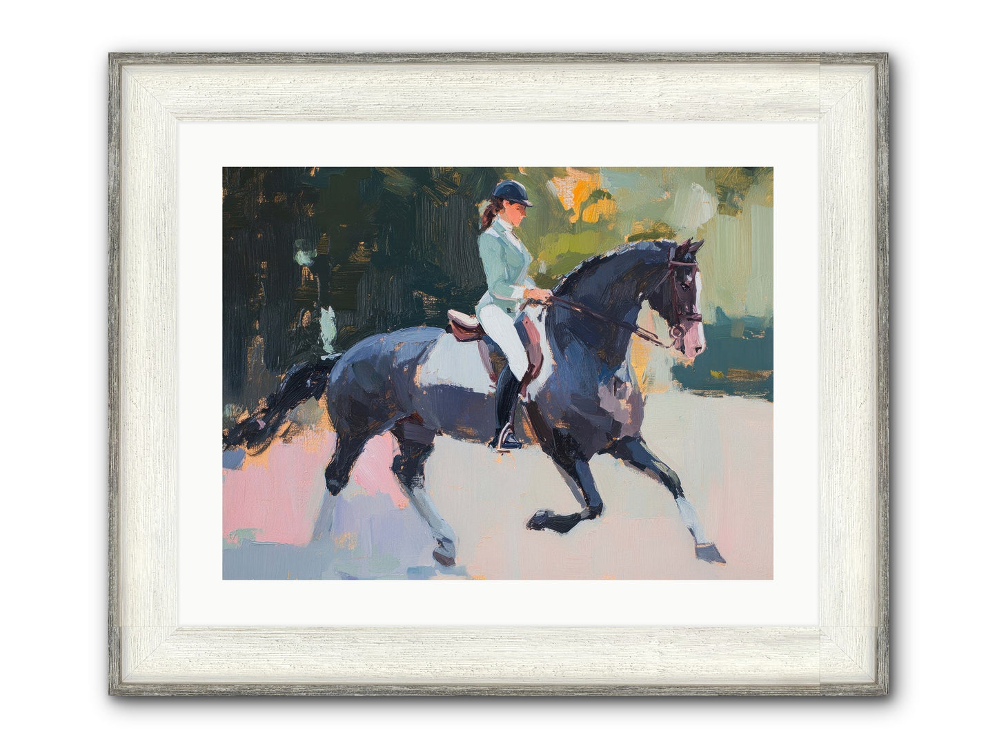 Collected Elegance Framed Print - Driftwood White 24x18