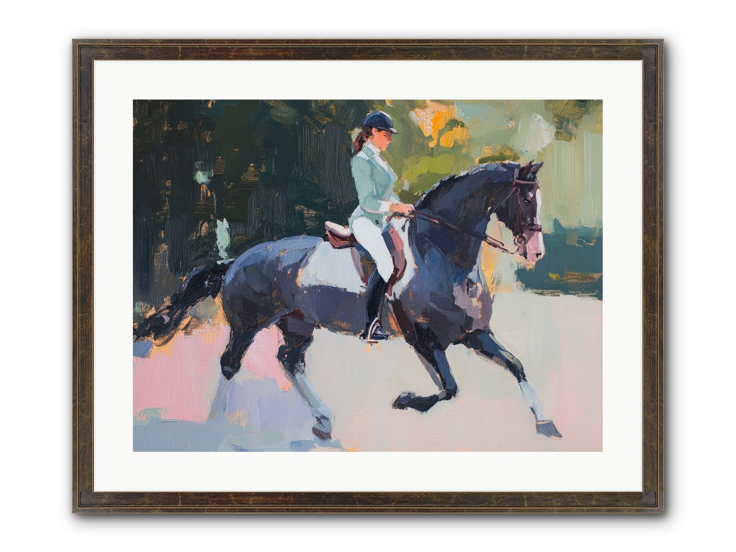 Collected Elegance Framed Print - Slimwoods Black/Gold 24x18
