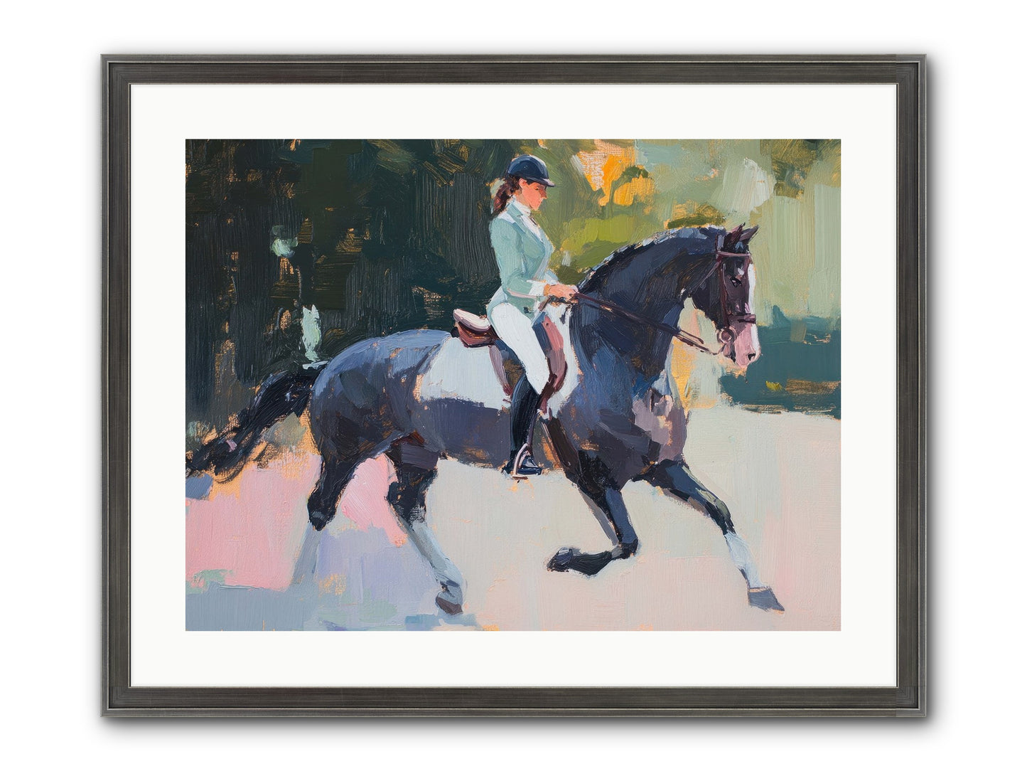 Collected Elegance Framed Print - Slimwoods Black/Silver 24x18