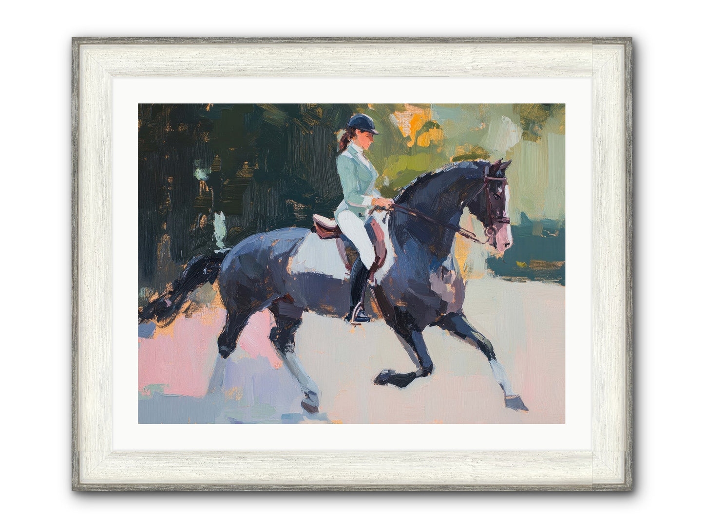 Collected Elegance Framed Print - Driftwood White 32x24
