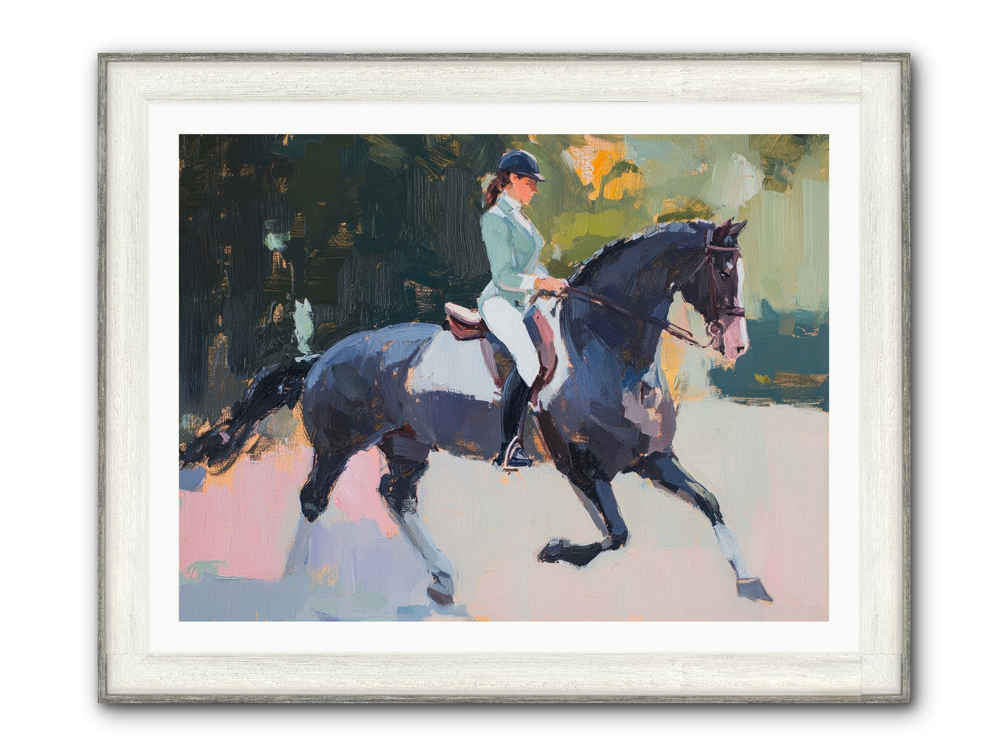 Collected Elegance Framed Print - Driftwood White 40x30