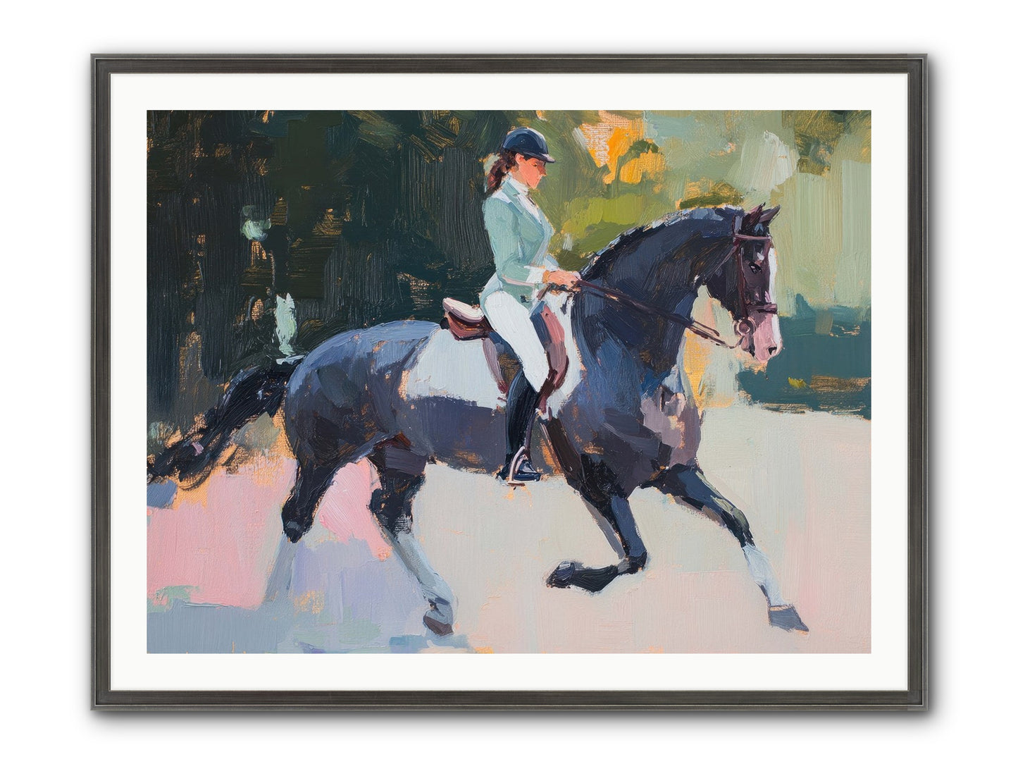 Collected Elegance Framed Print - Slimwoods Black/Silver 40x30