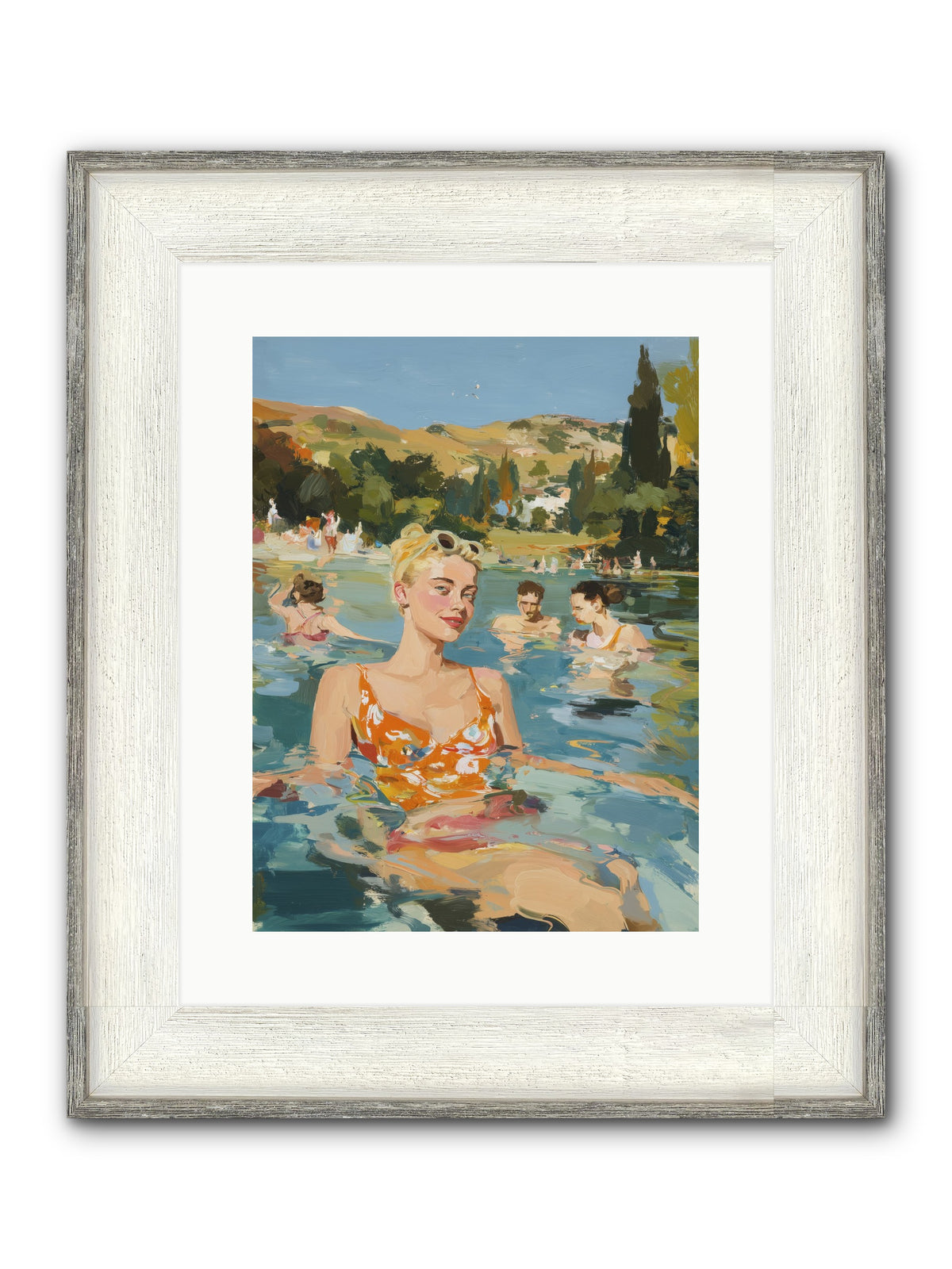 Collective Joy Framed Print - Driftwood White 12x16