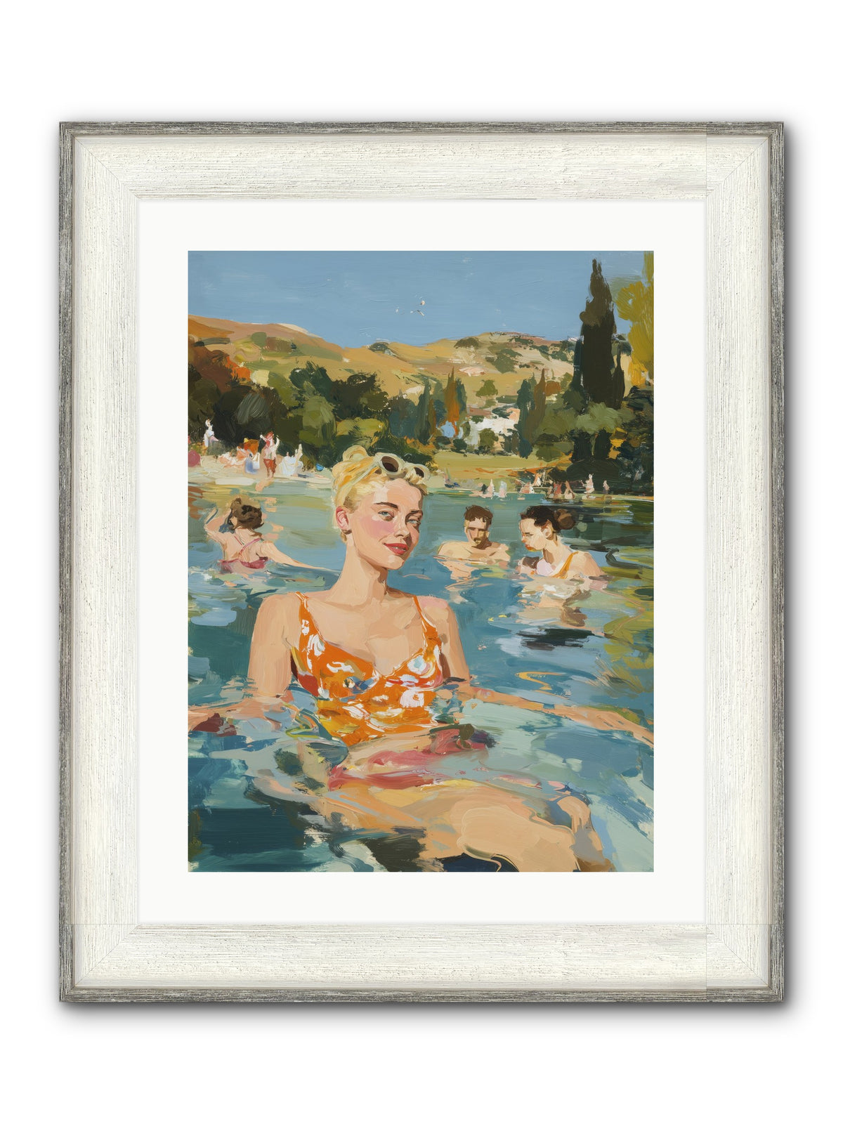 Collective Joy Framed Print - Driftwood White 18x24