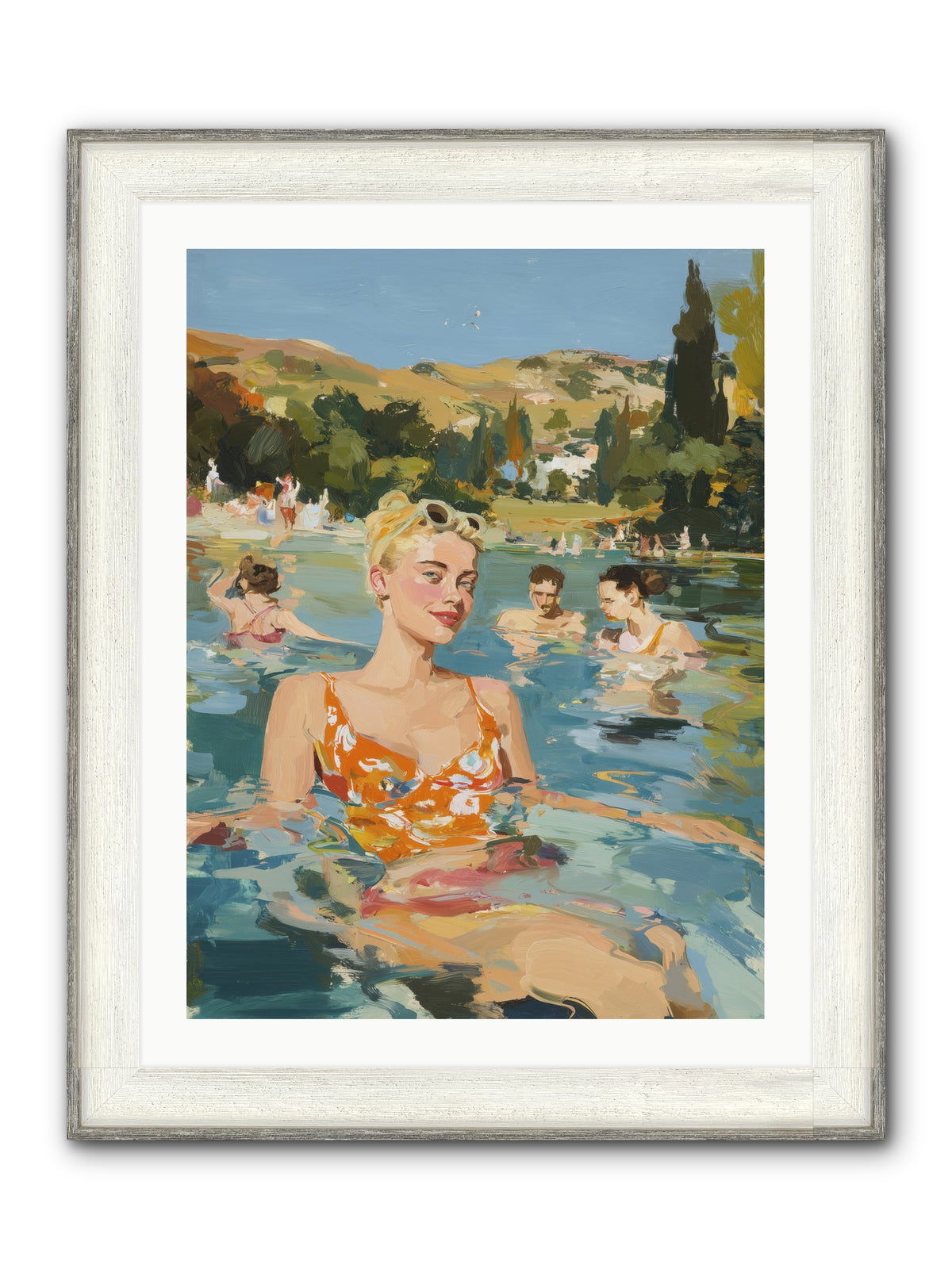 Collective Joy Framed Print - Driftwood White 24x32