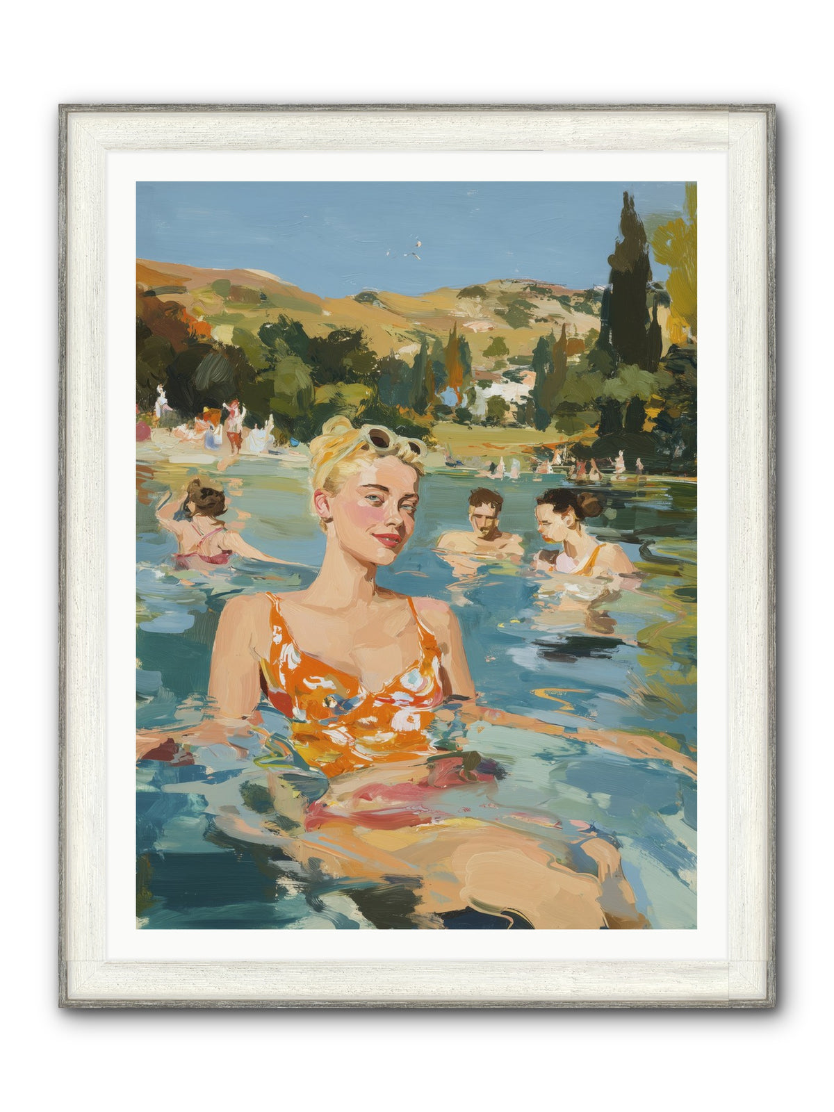 Collective Joy Framed Print - Driftwood White 36x48