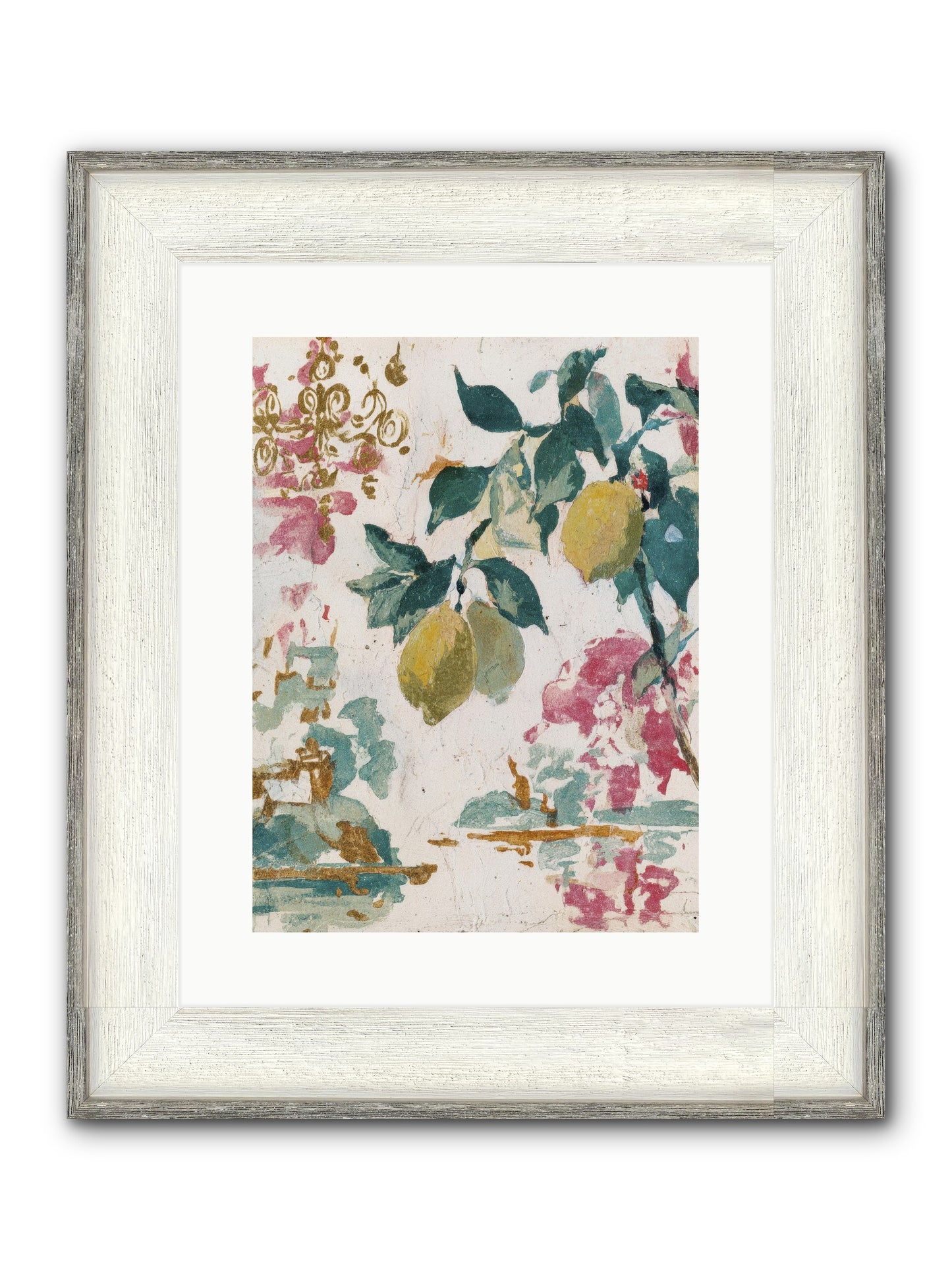 Colonel Fig’s Secret Picnic Framed Print - Driftwood White 12x16