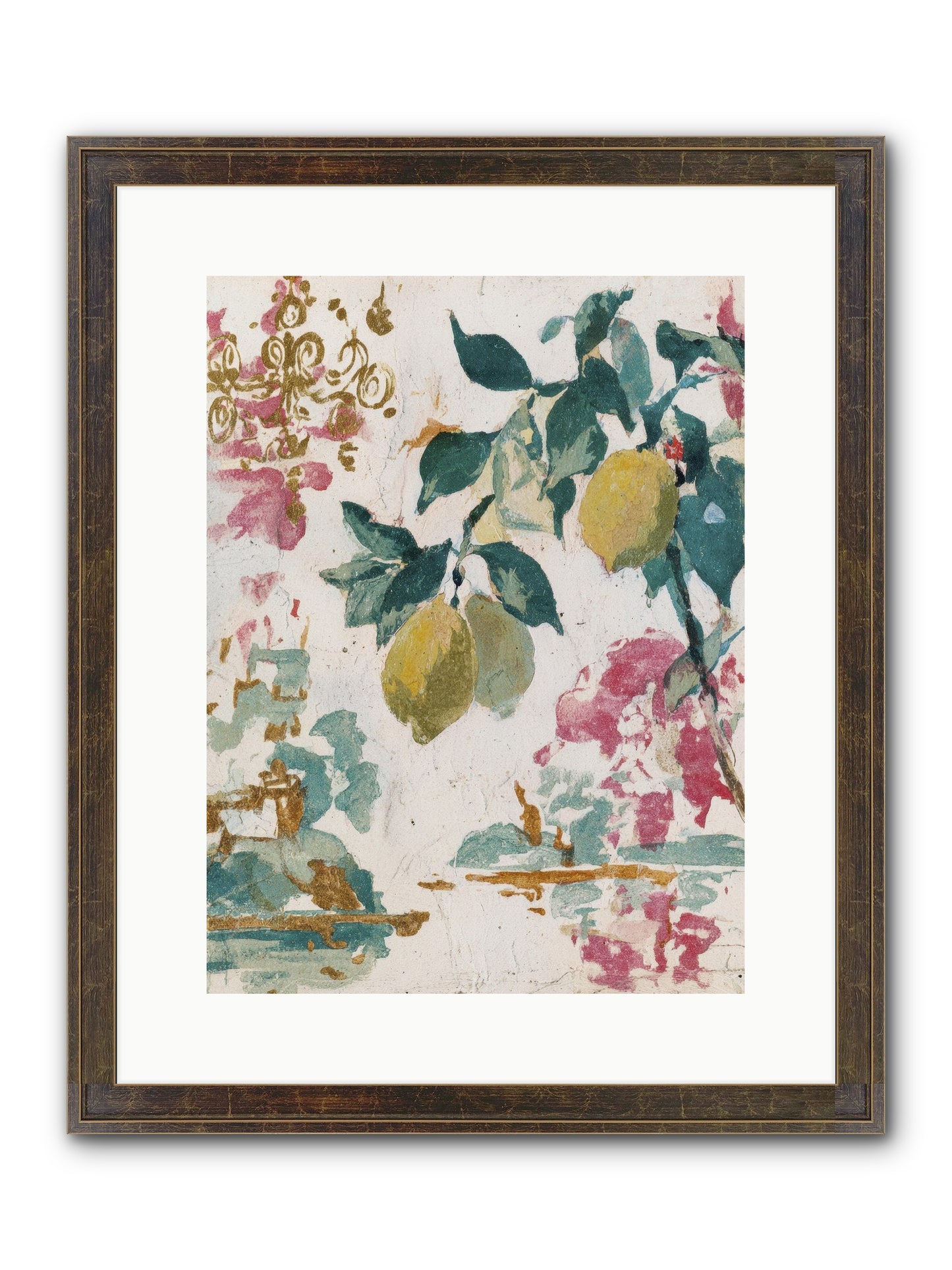 Colonel Fig’s Secret Picnic Framed Print - Slimwoods Black/Gold 12x16