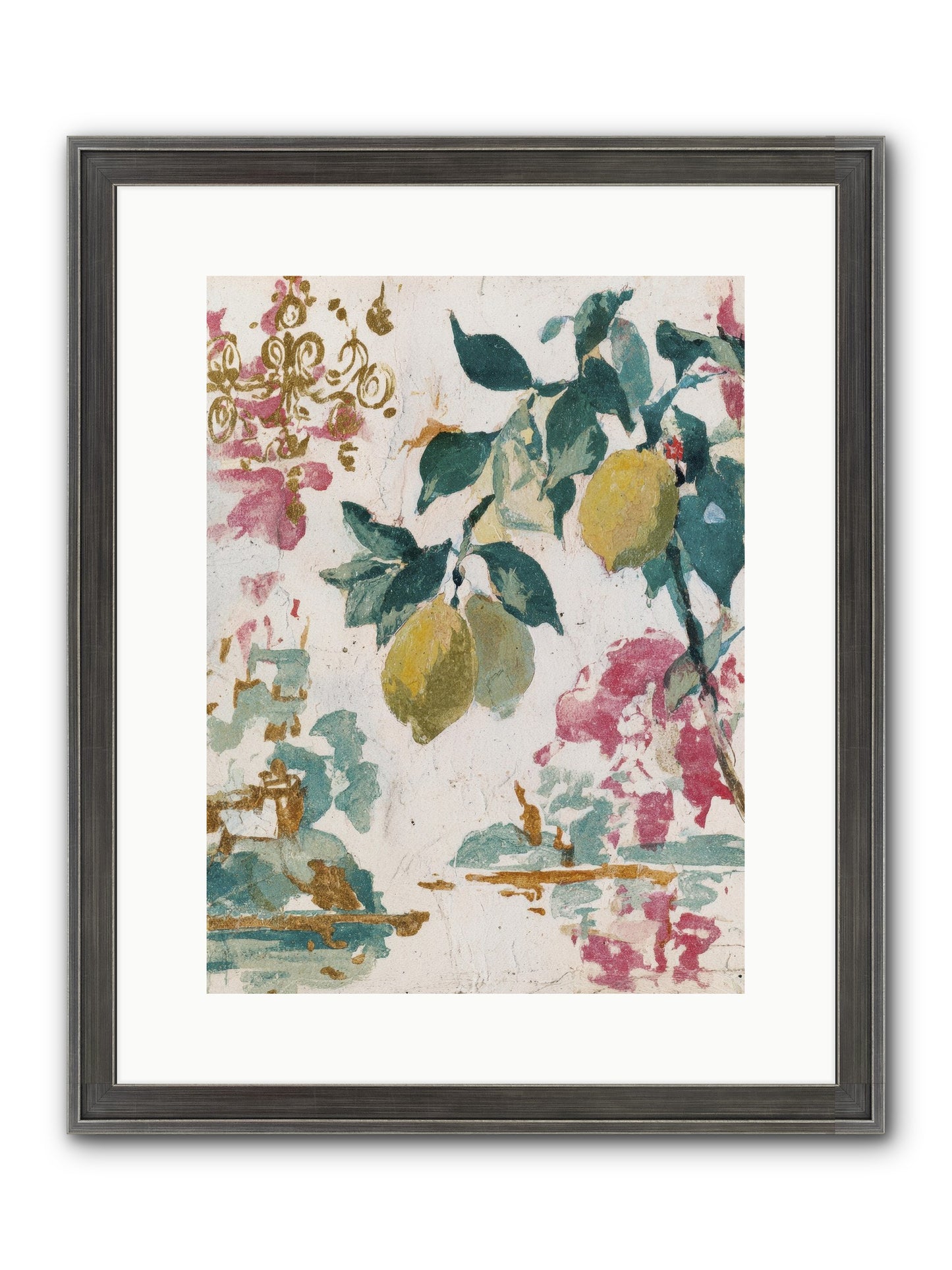 Colonel Fig’s Secret Picnic Framed Print - Slimwoods Black/Silver 12x16