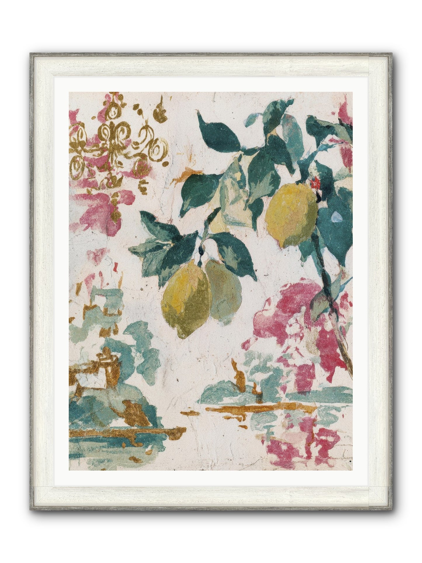 Colonel Fig’s Secret Picnic Framed Print - Driftwood White 36x48