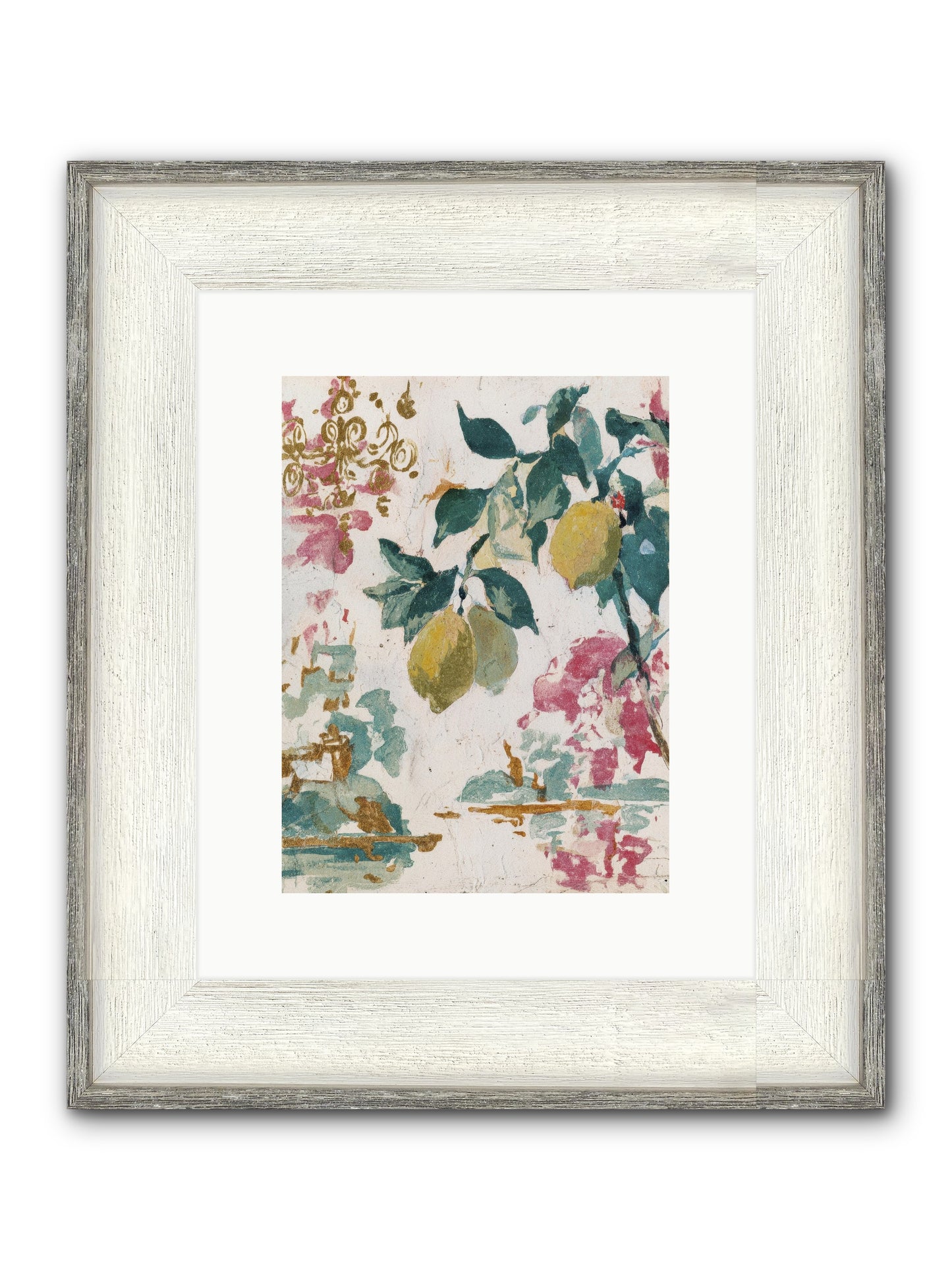 Colonel Fig’s Secret Picnic Framed Print - Driftwood White 9x12