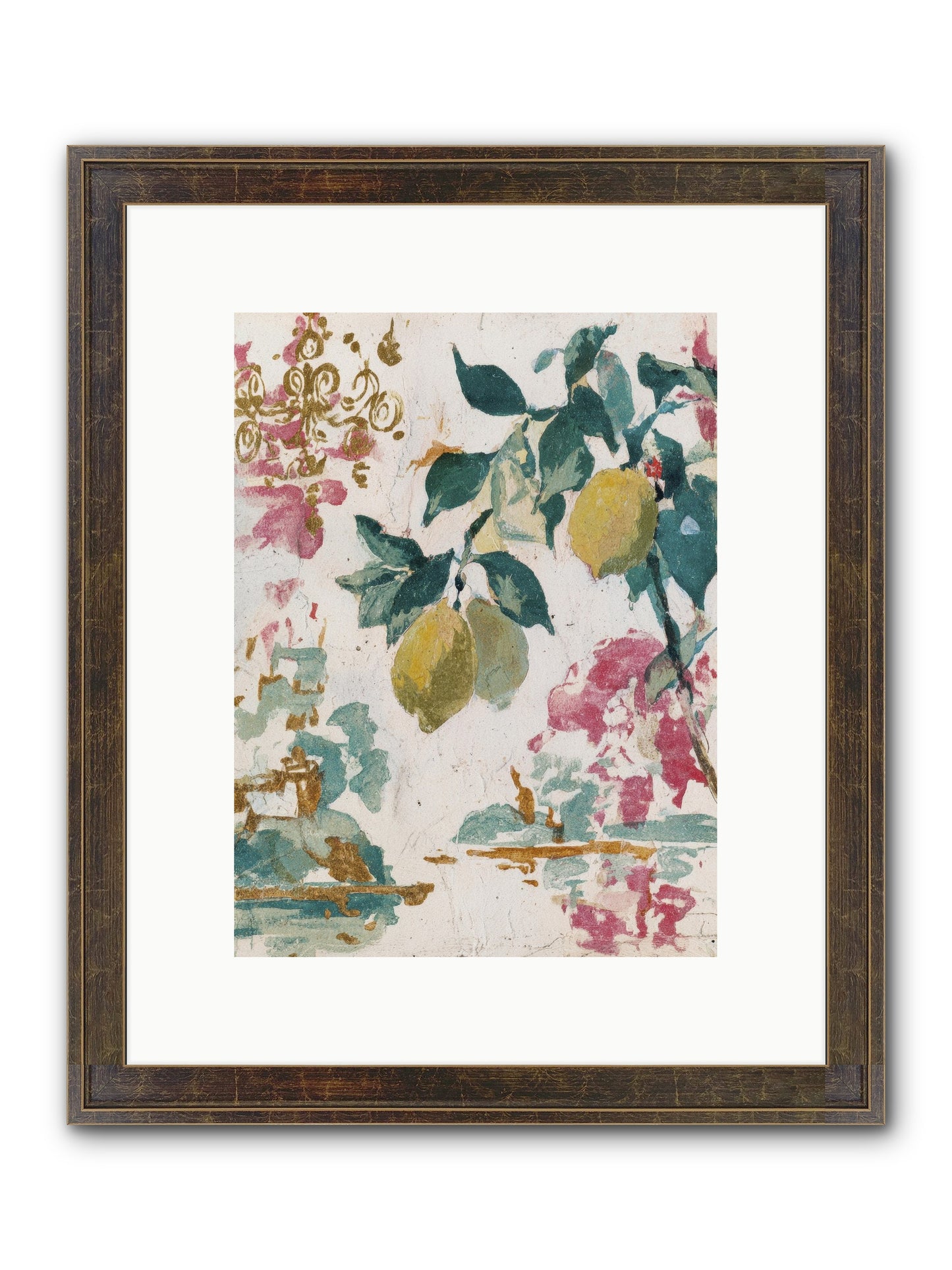 Colonel Fig’s Secret Picnic Framed Print - Slimwoods Black/Gold 9x12