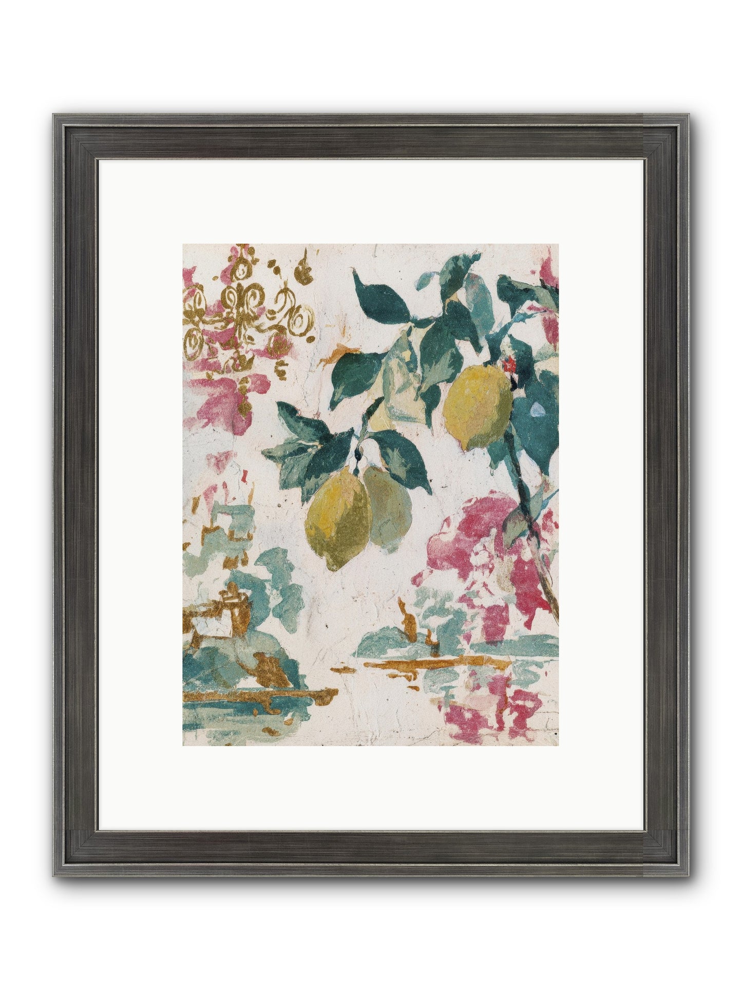 Colonel Fig’s Secret Picnic Framed Print - Slimwoods Black/Silver 9x12