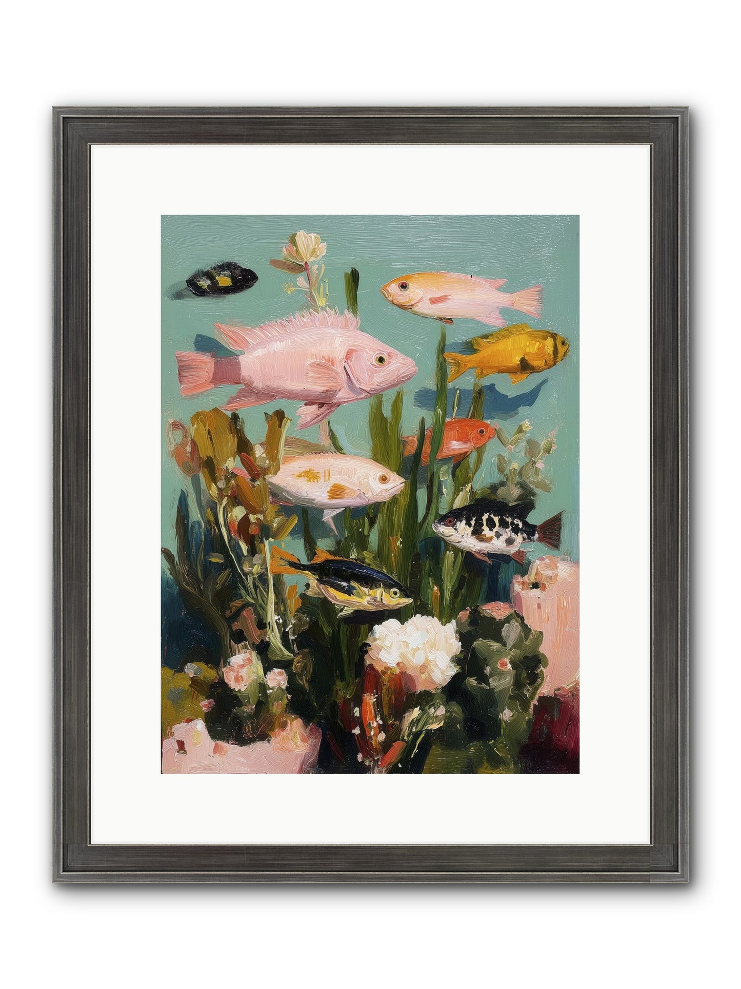 Color Revolution Framed Print - Slimwoods Black/Silver 12x16