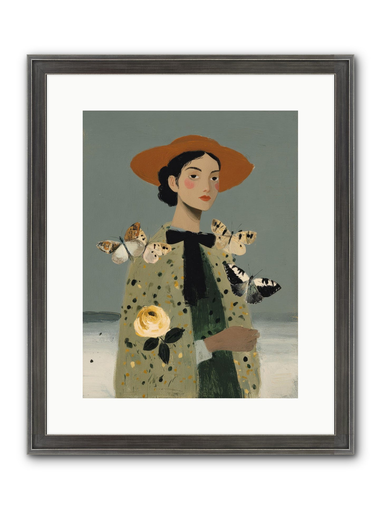 Company Of Travelers Framed Print - Slimwoods Black/Silver 12x16