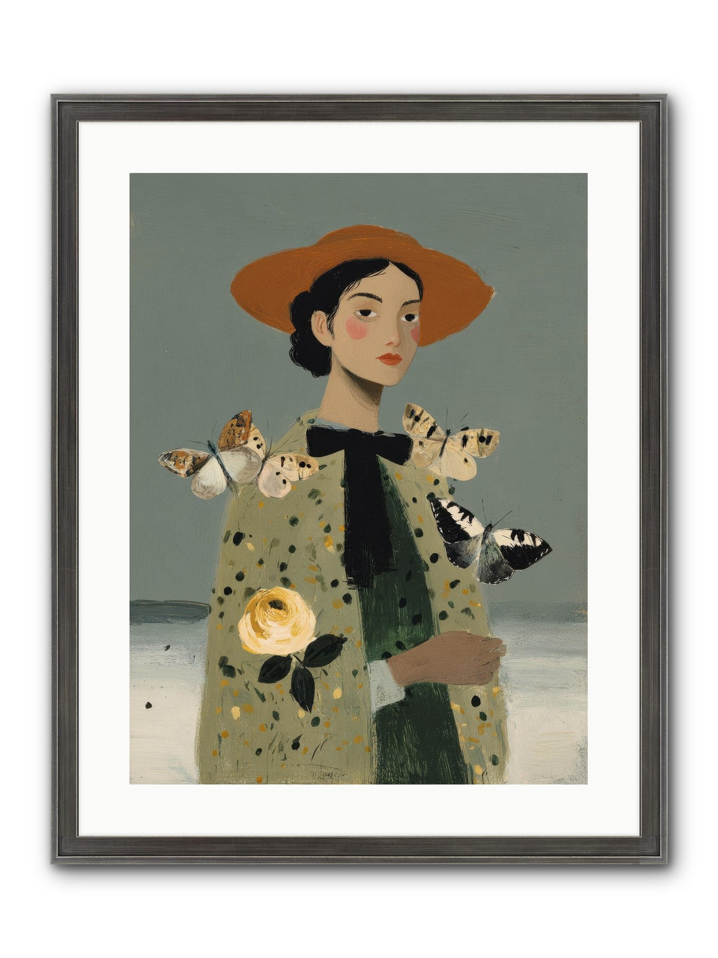 Company Of Travelers Framed Print - Slimwoods Black/Silver 18x24