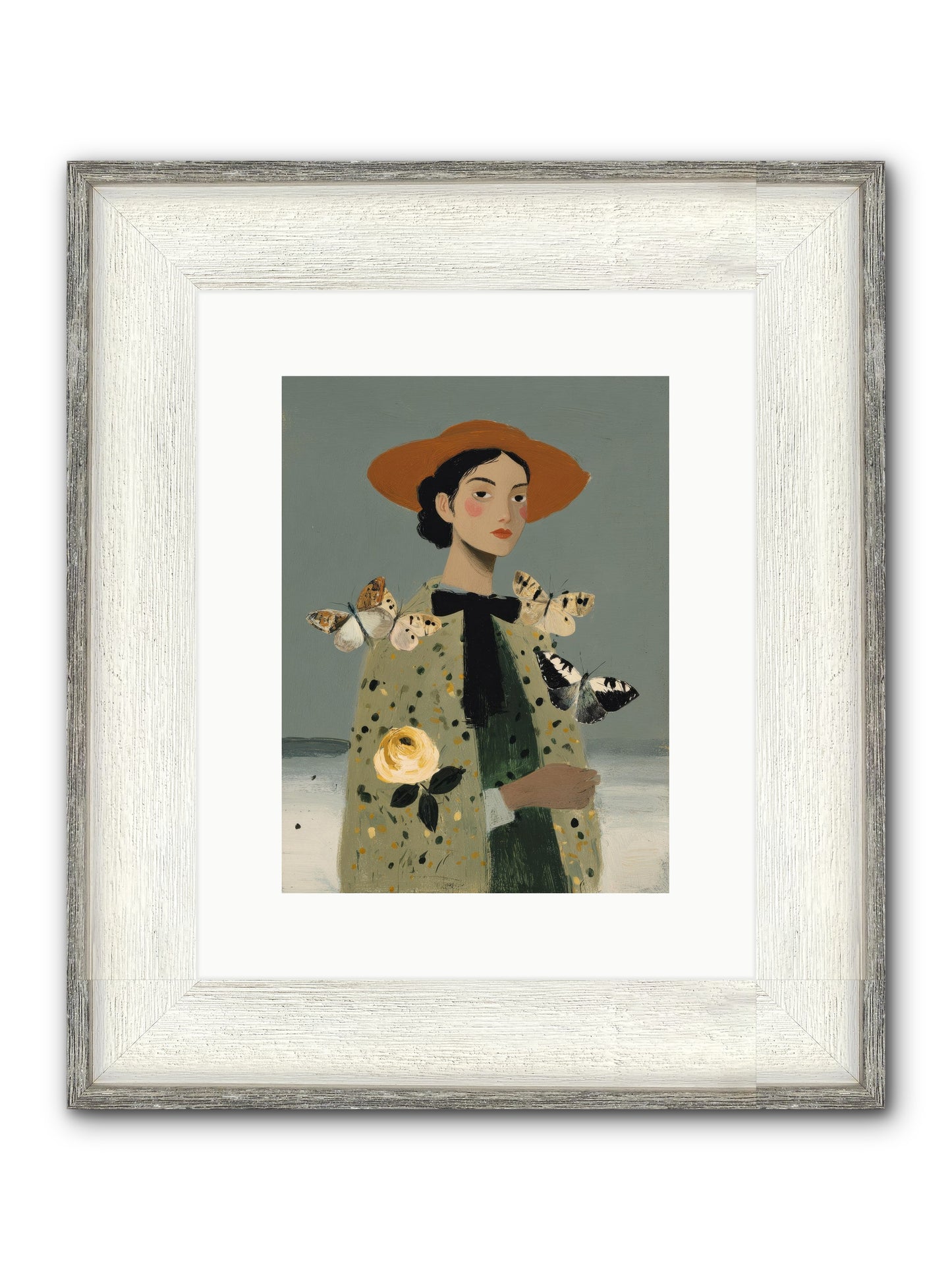 Company Of Travelers Framed Print - Driftwood White 9x12
