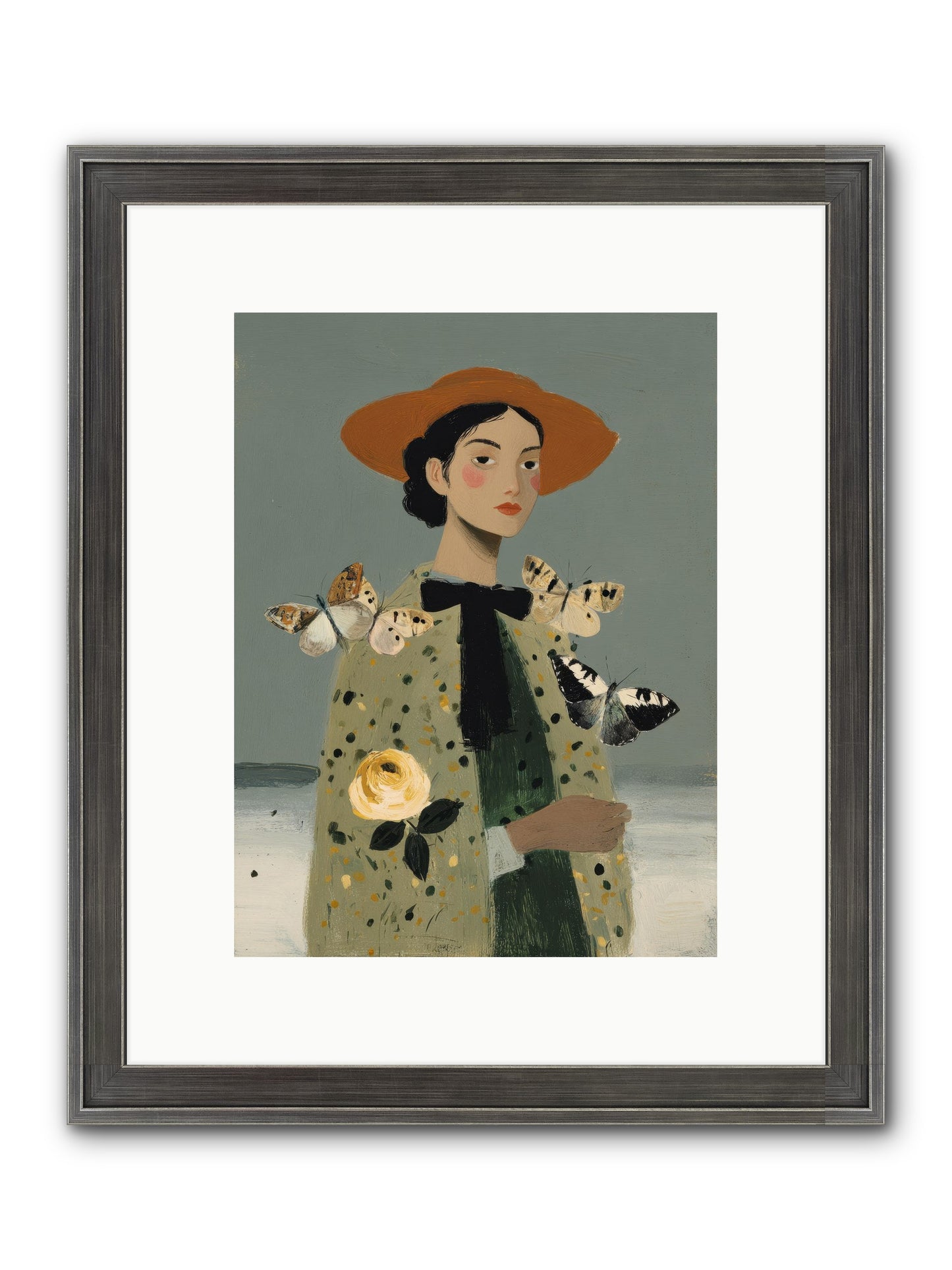Company Of Travelers Framed Print - Slimwoods Black/Silver 9x12