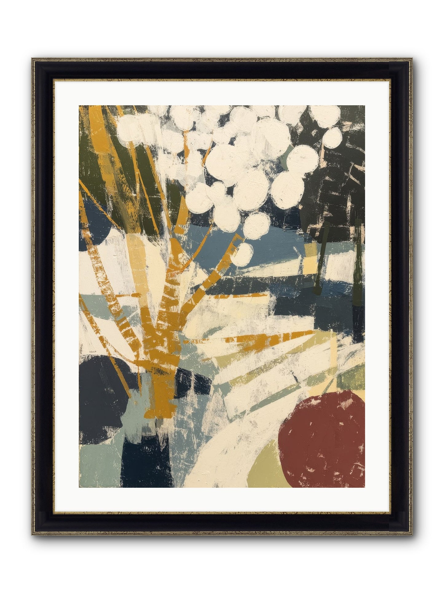 Consecrated Framed Print - Black & Gold 24x32