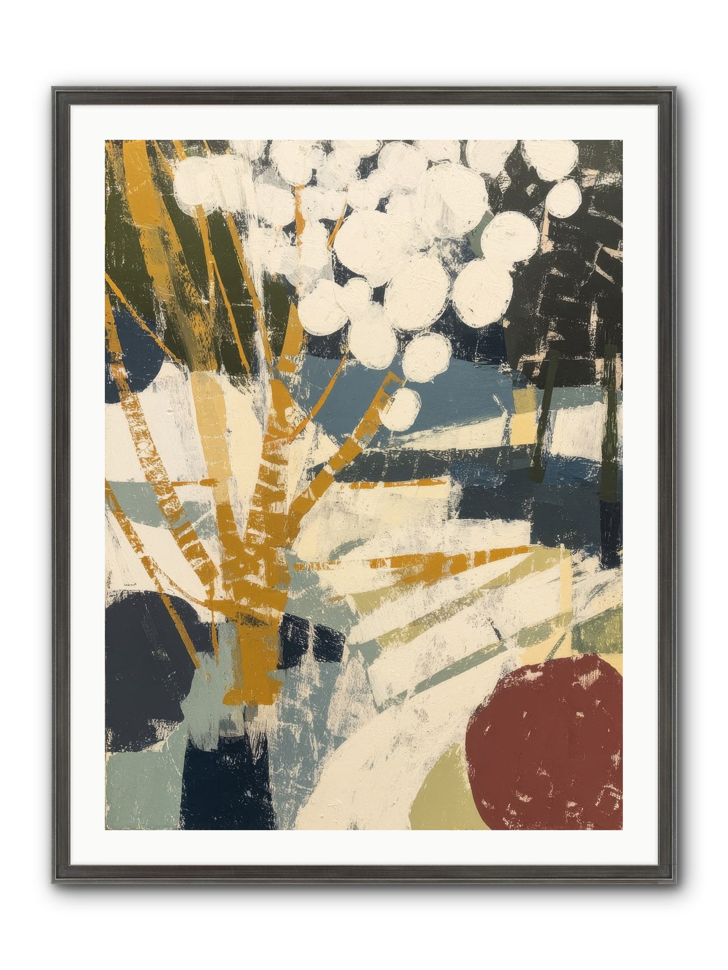 Consecrated Framed Print - Slimwoods Black/Silver 30x40