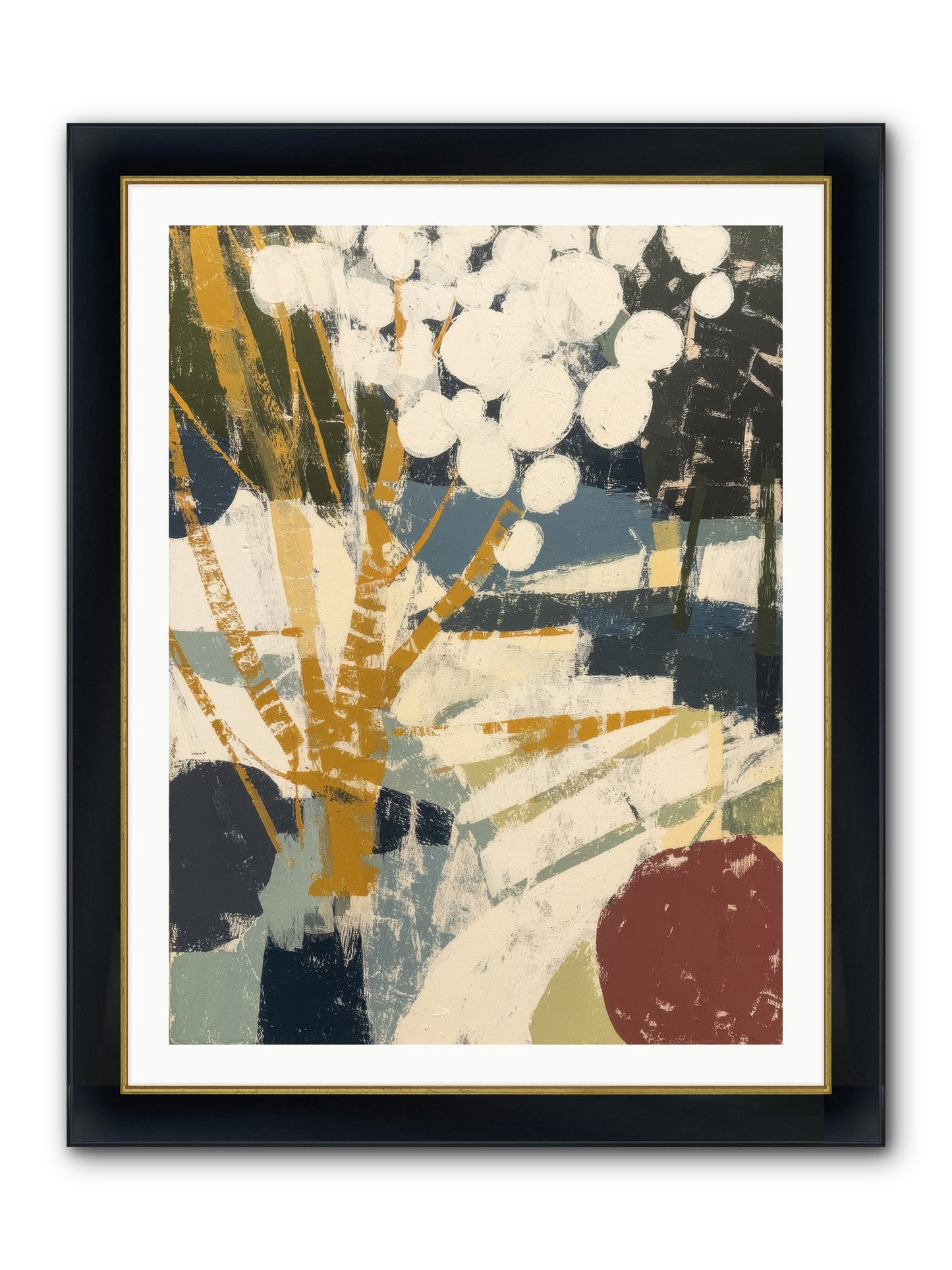 Consecrated Framed Print - Wide Black w/Gold 30x40