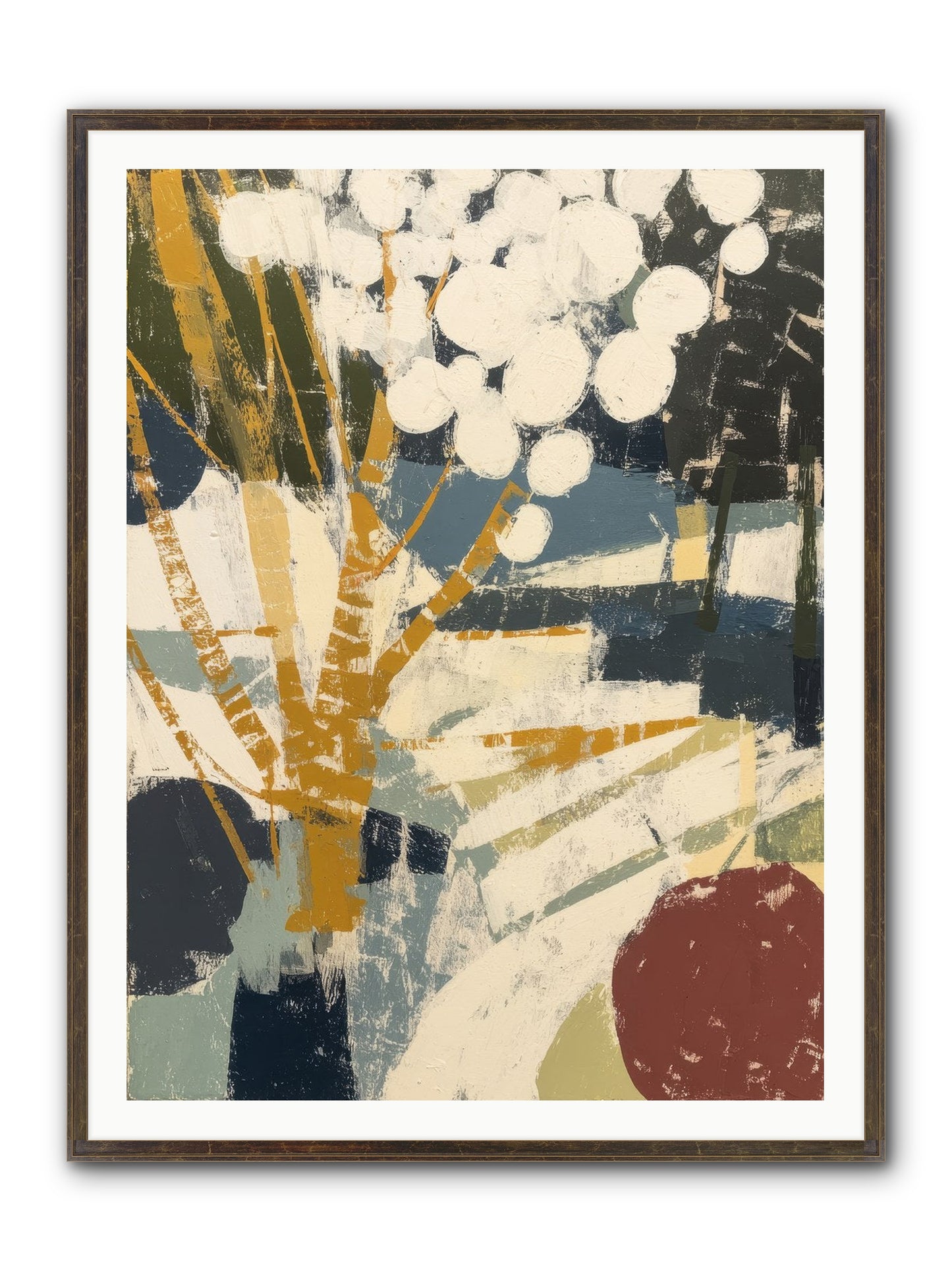 Consecrated Framed Print - Slimwoods Black/Gold 36x48