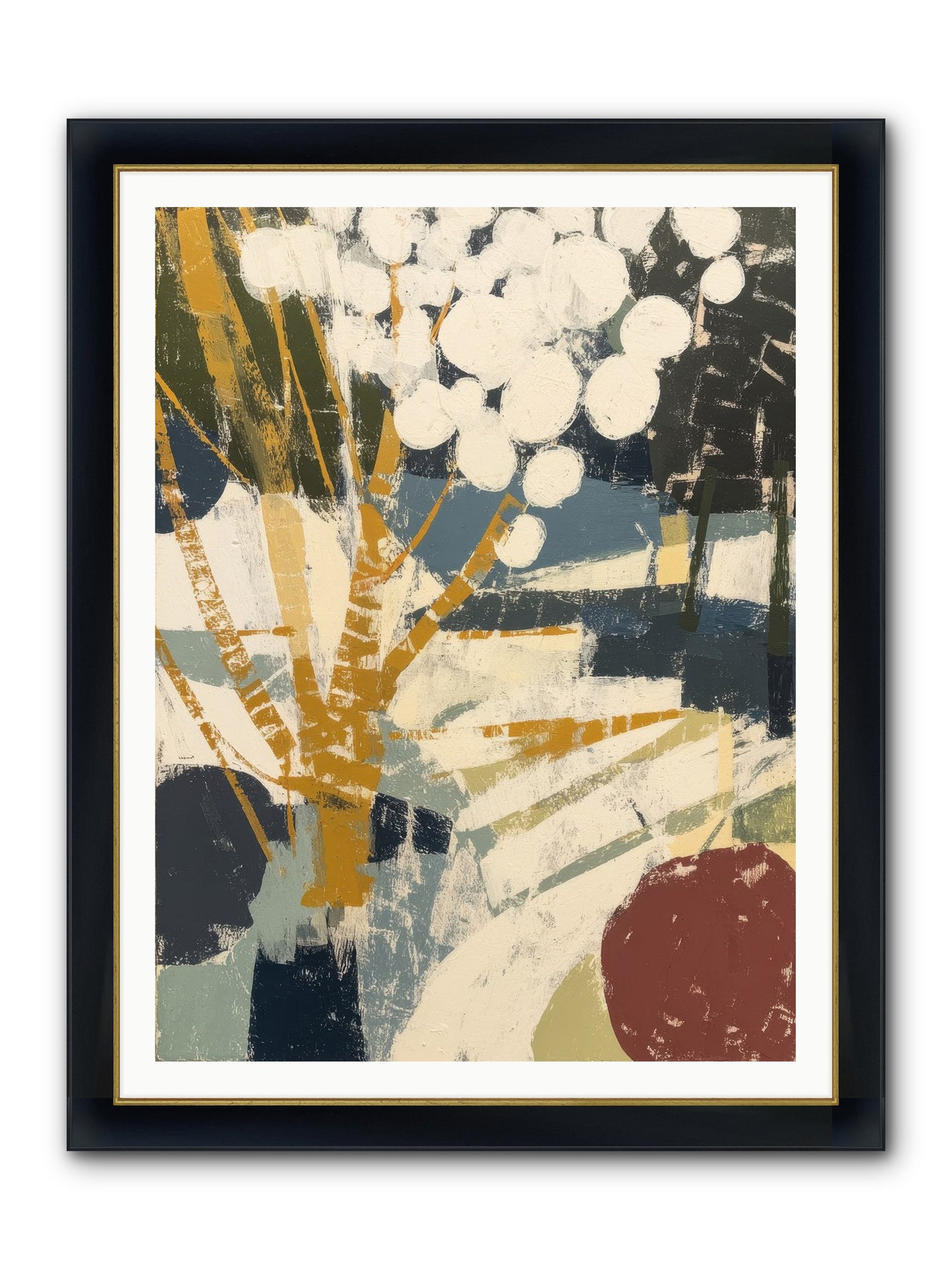 Consecrated Framed Print - Wide Black w/Gold 36x48