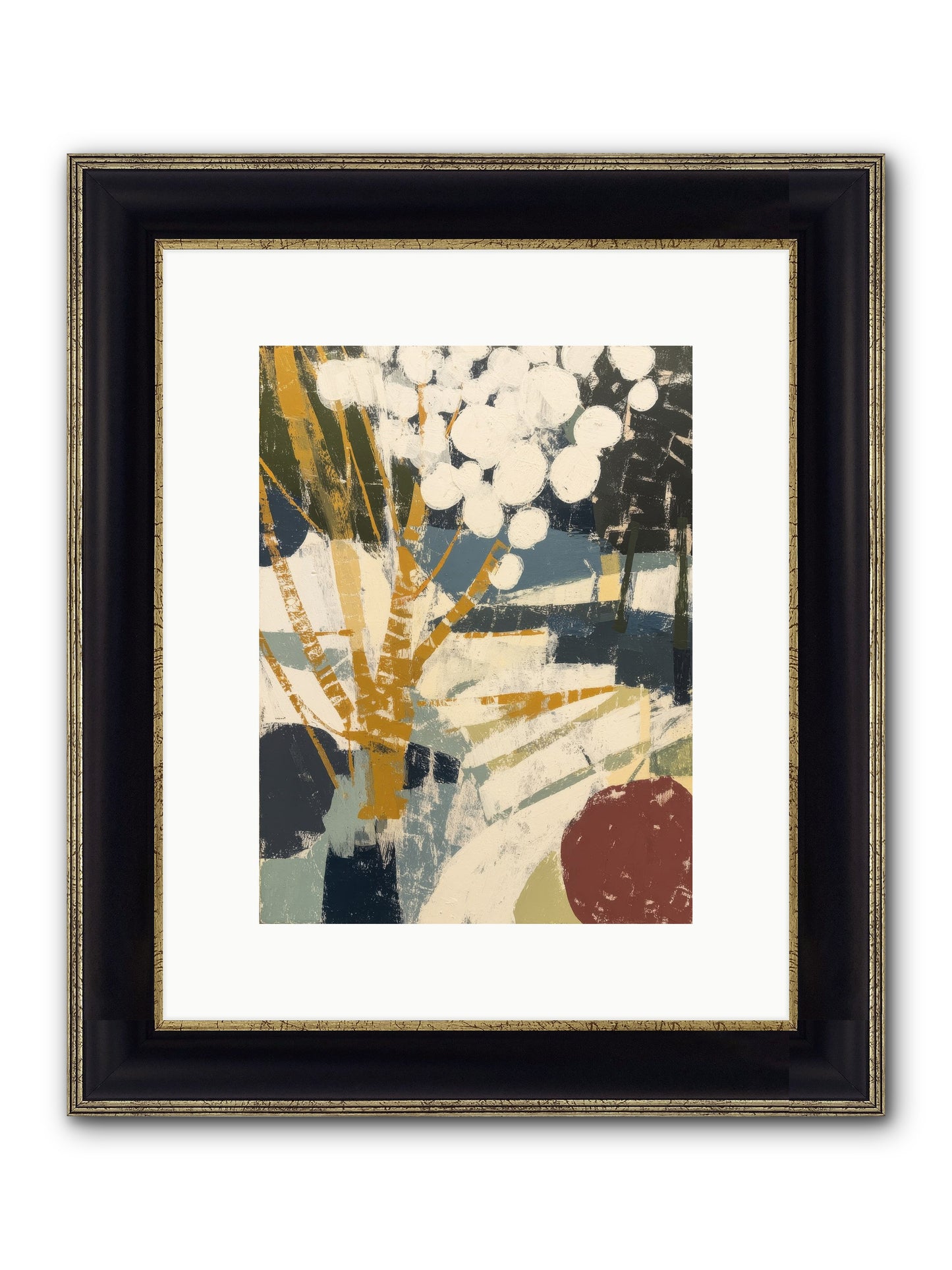 Consecrated Framed Print - Black & Gold 9x12