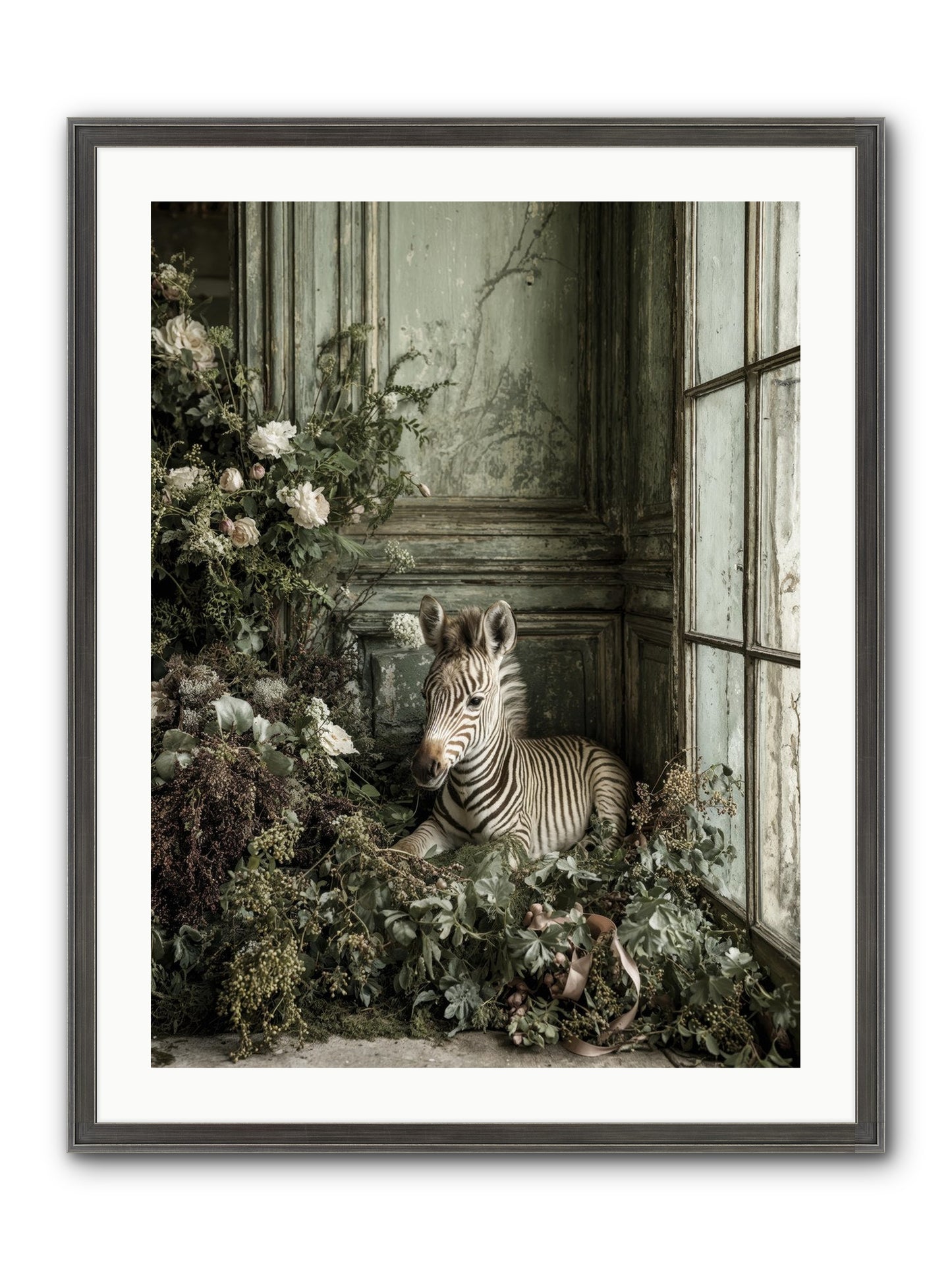 Cosette Framed Print - Slimwoods Black/Silver 24x32