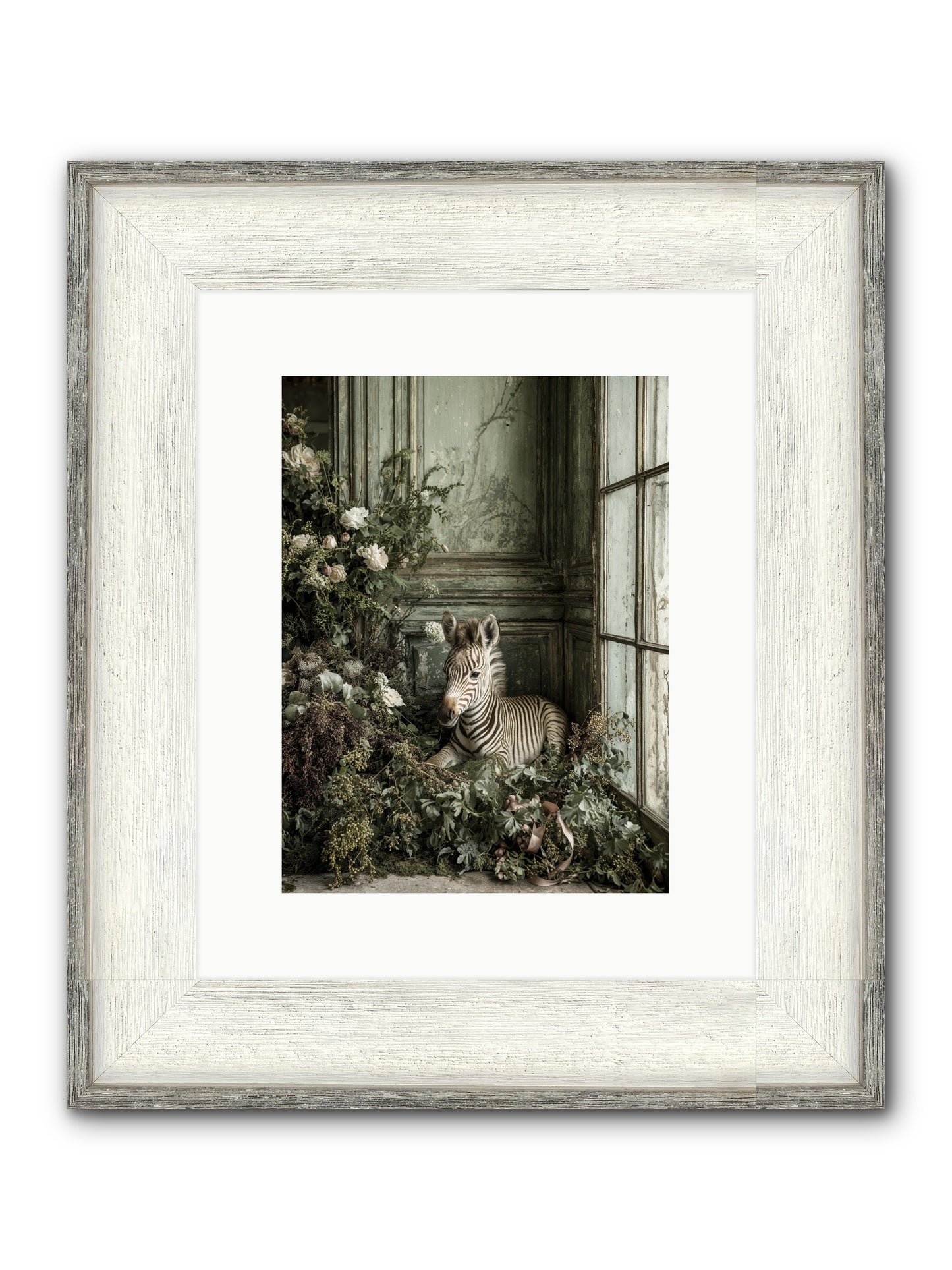 Cosette Framed Print - Driftwood White 9x12