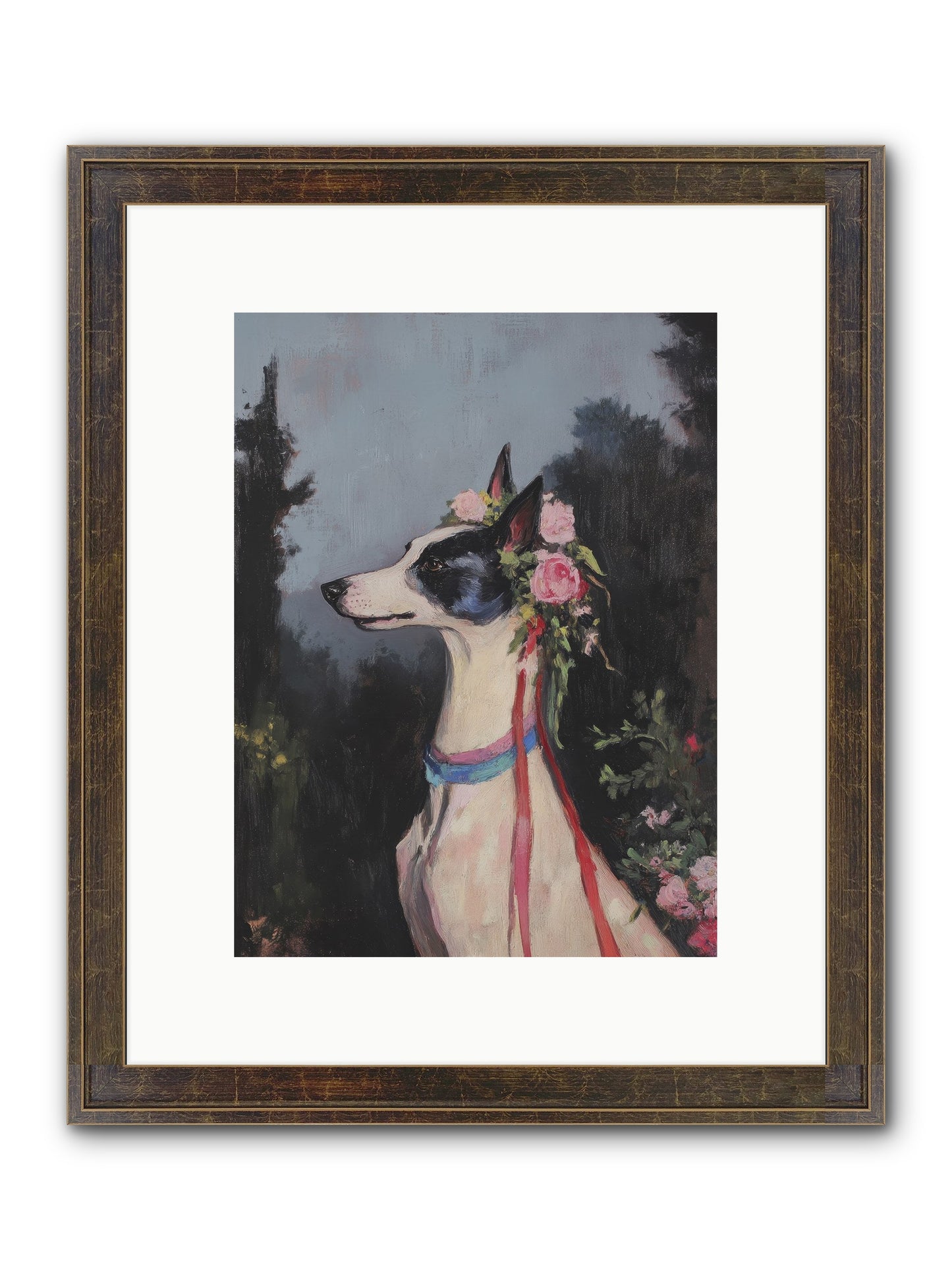 Cottage Garden Charm Framed Print - Slimwoods Black/Gold 9x12