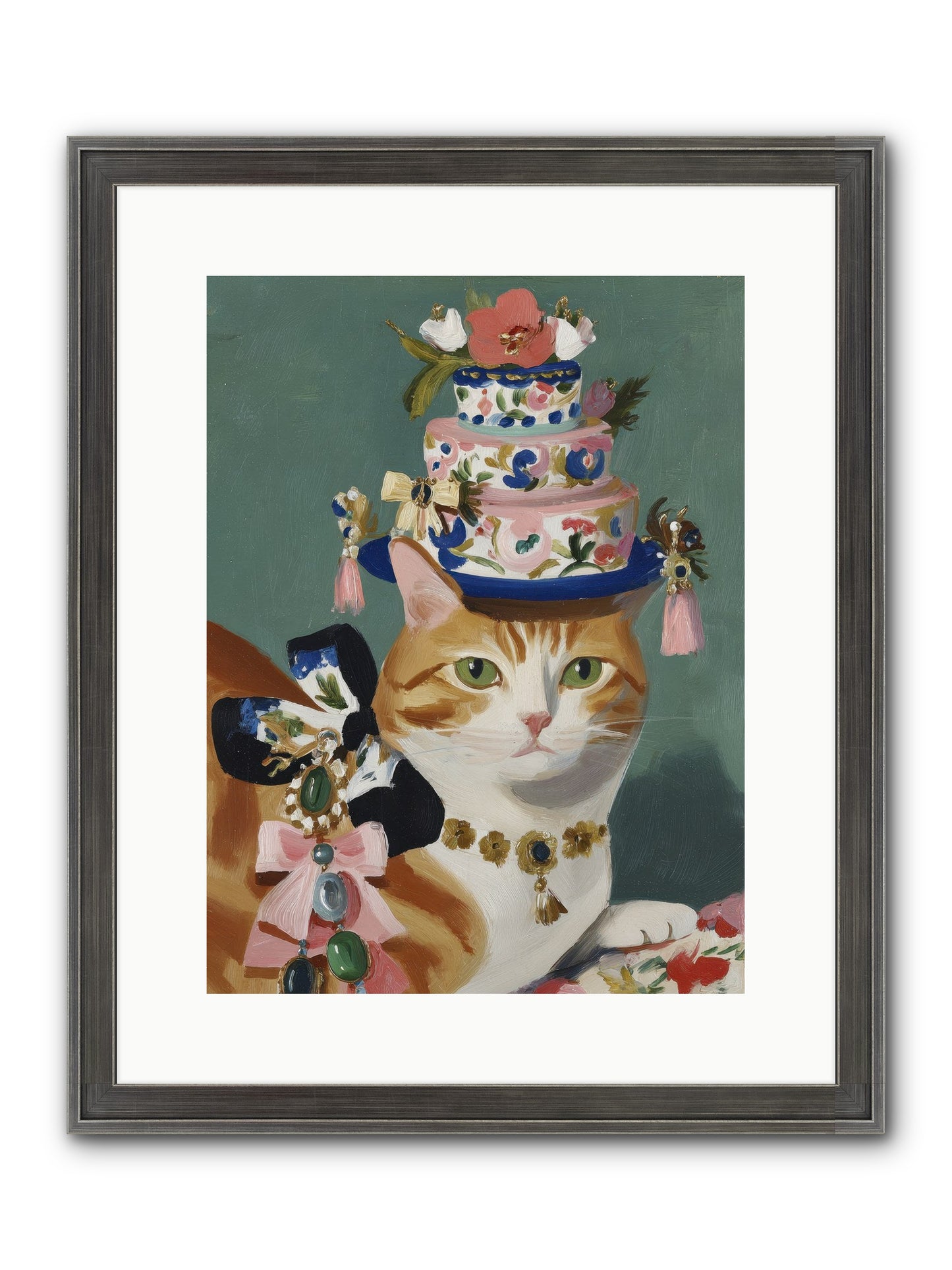 Cotton Candy Dreams Framed Print - Slimwoods Black/Silver 12x16