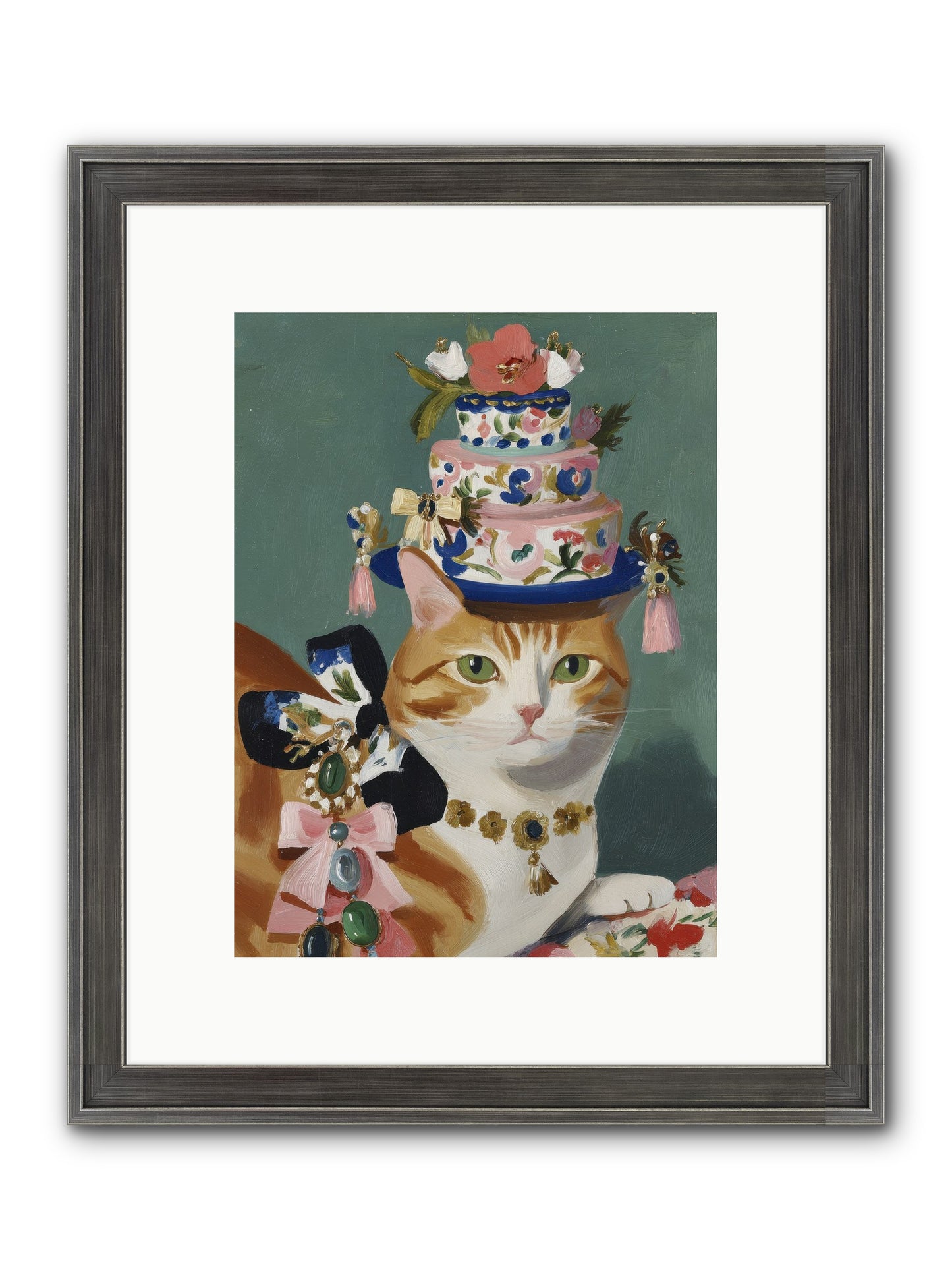 Cotton Candy Dreams Framed Print - Slimwoods Black/Silver 9x12