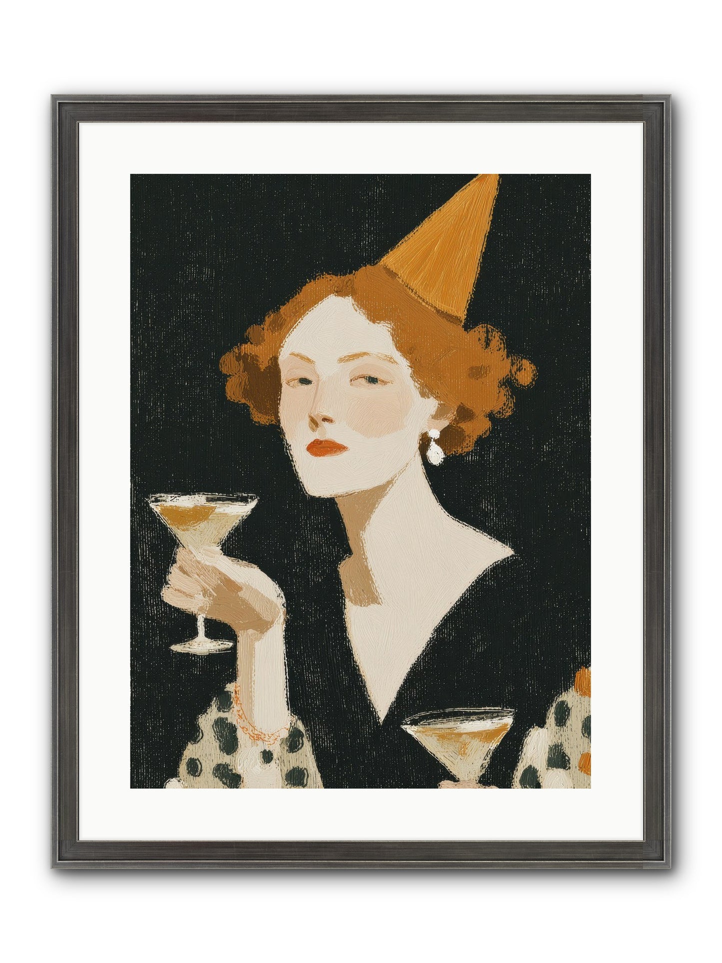 Court Of Confections Framed Print - Slimwoods Black/Silver 18x24
