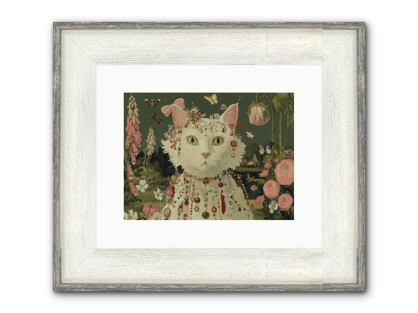 Cricket’s Lullaby Framed Print - Driftwood White 12x9