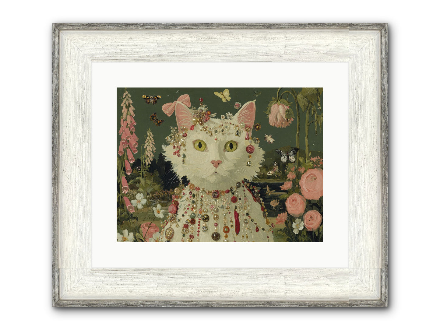 Cricket’s Lullaby Framed Print - Driftwood White 16x12