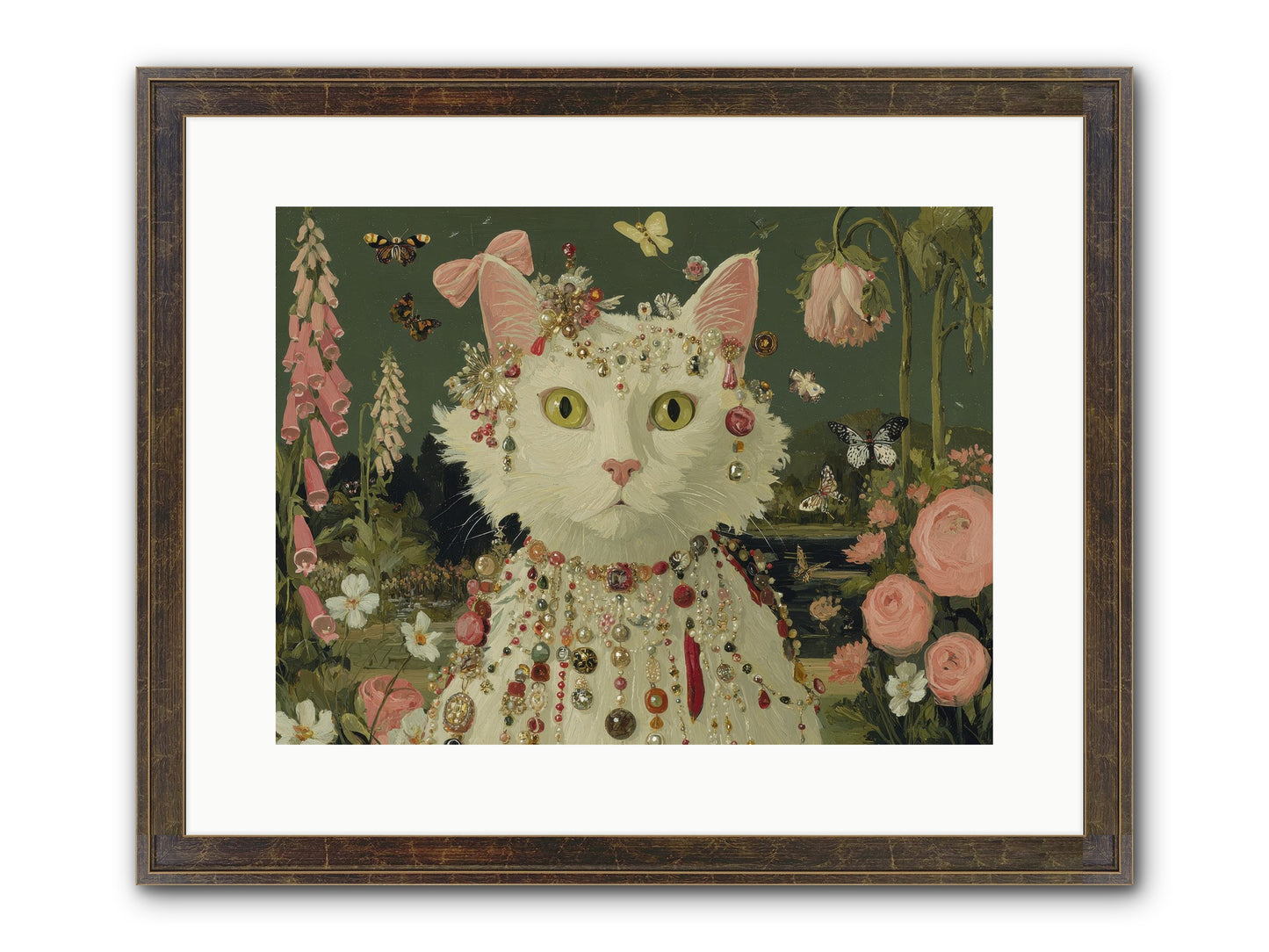 Cricket’s Lullaby Framed Print - Slimwoods Black/Gold 16x12