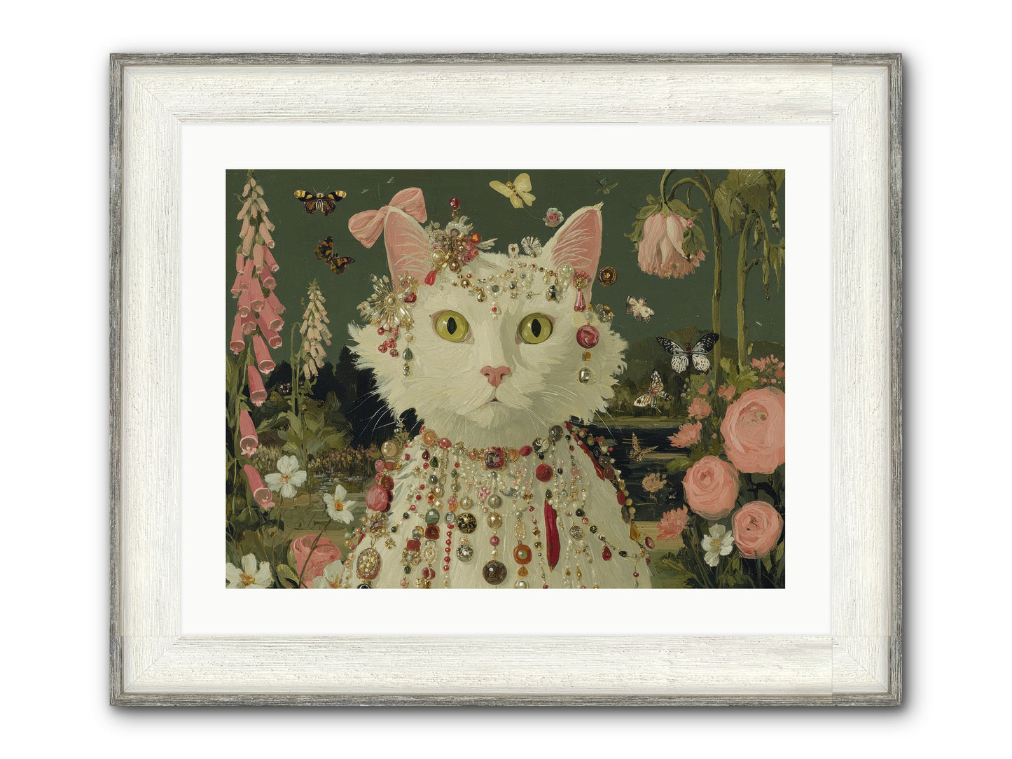 Cricket’s Lullaby Framed Print - Driftwood White 24x18