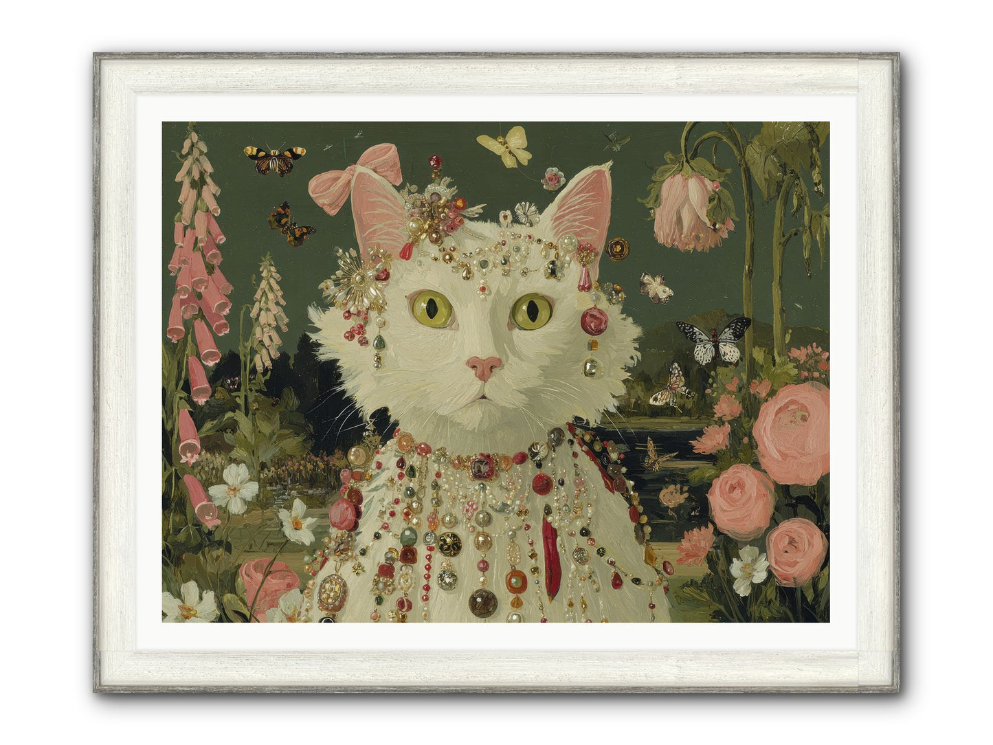 Cricket’s Lullaby Framed Print - Driftwood White 48x36