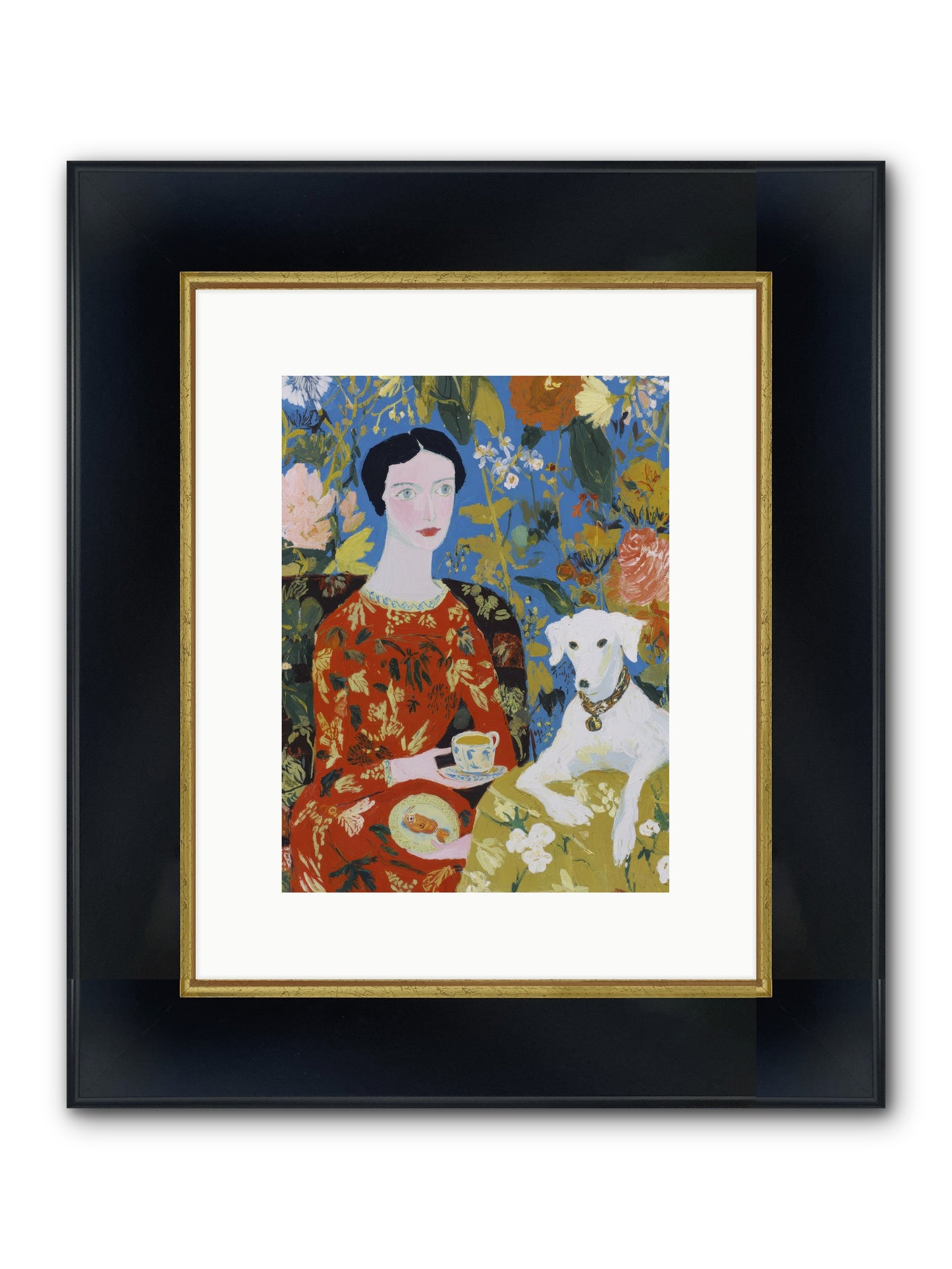 Crimson Toast Chronicles Framed Print - Wide Black w/Gold 9x12