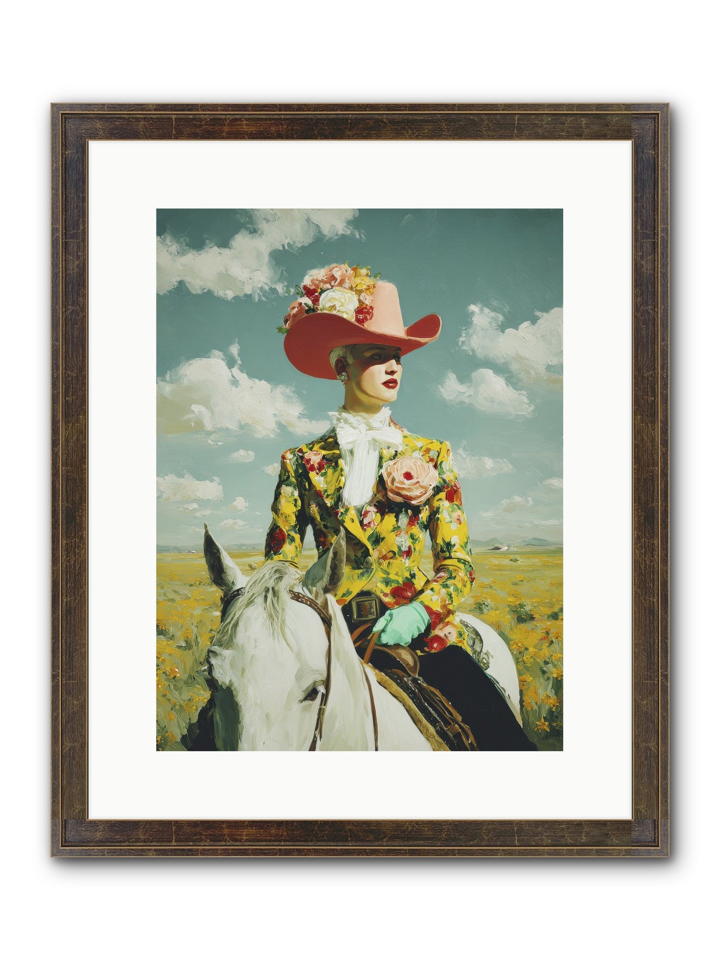 Crown & Cloak Framed Print - Slimwoods Black/Gold 12x16