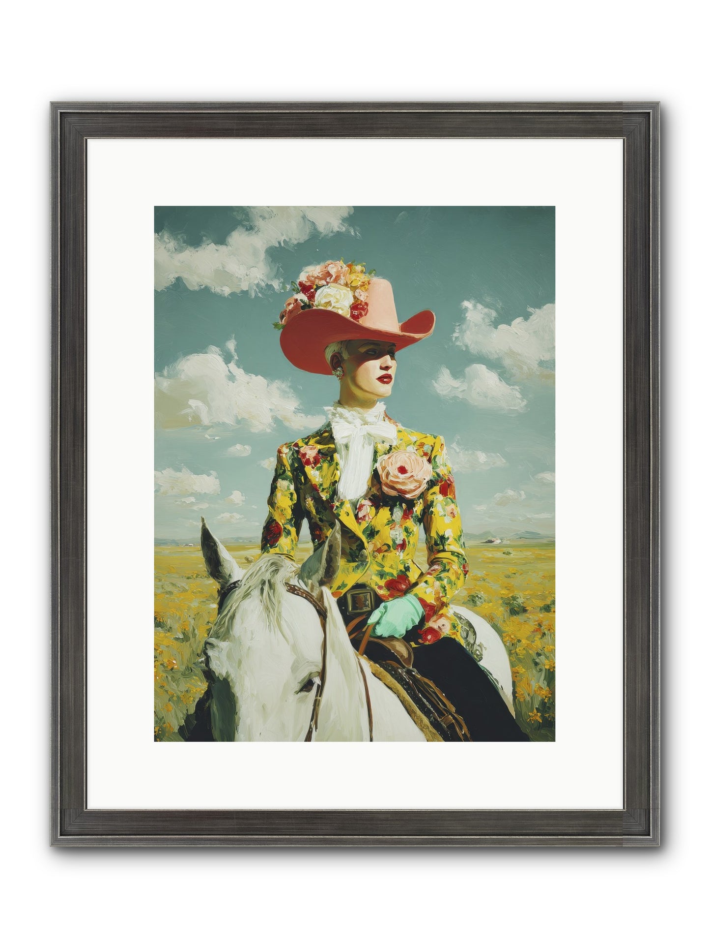 Crown & Cloak Framed Print - Slimwoods Black/Silver 12x16