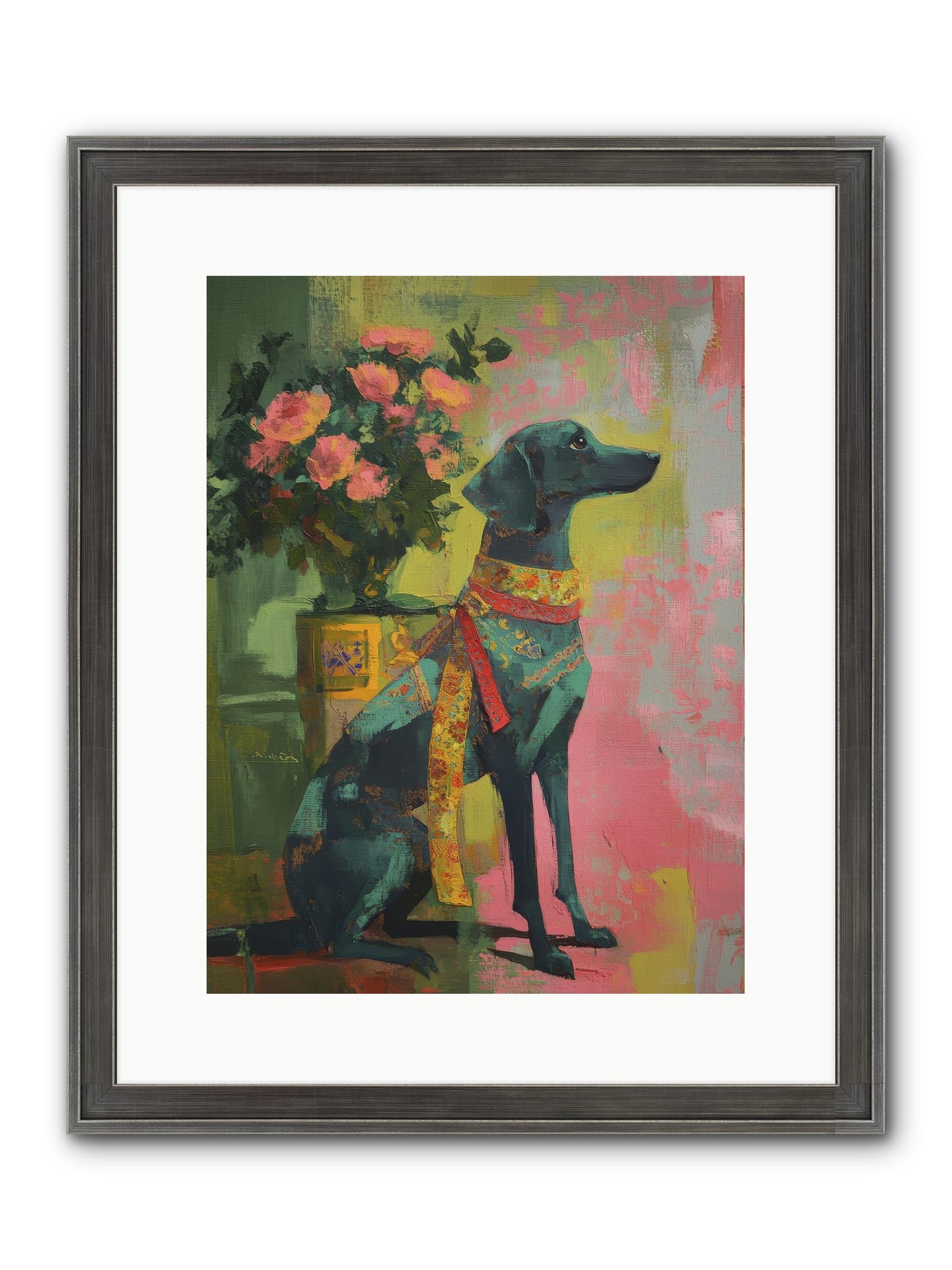 Crown Jewel Framed Print - Slimwoods Black/Silver 12x16
